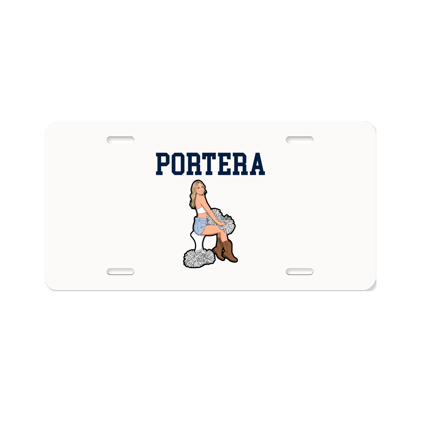 License Plate — Shirsey in Classic