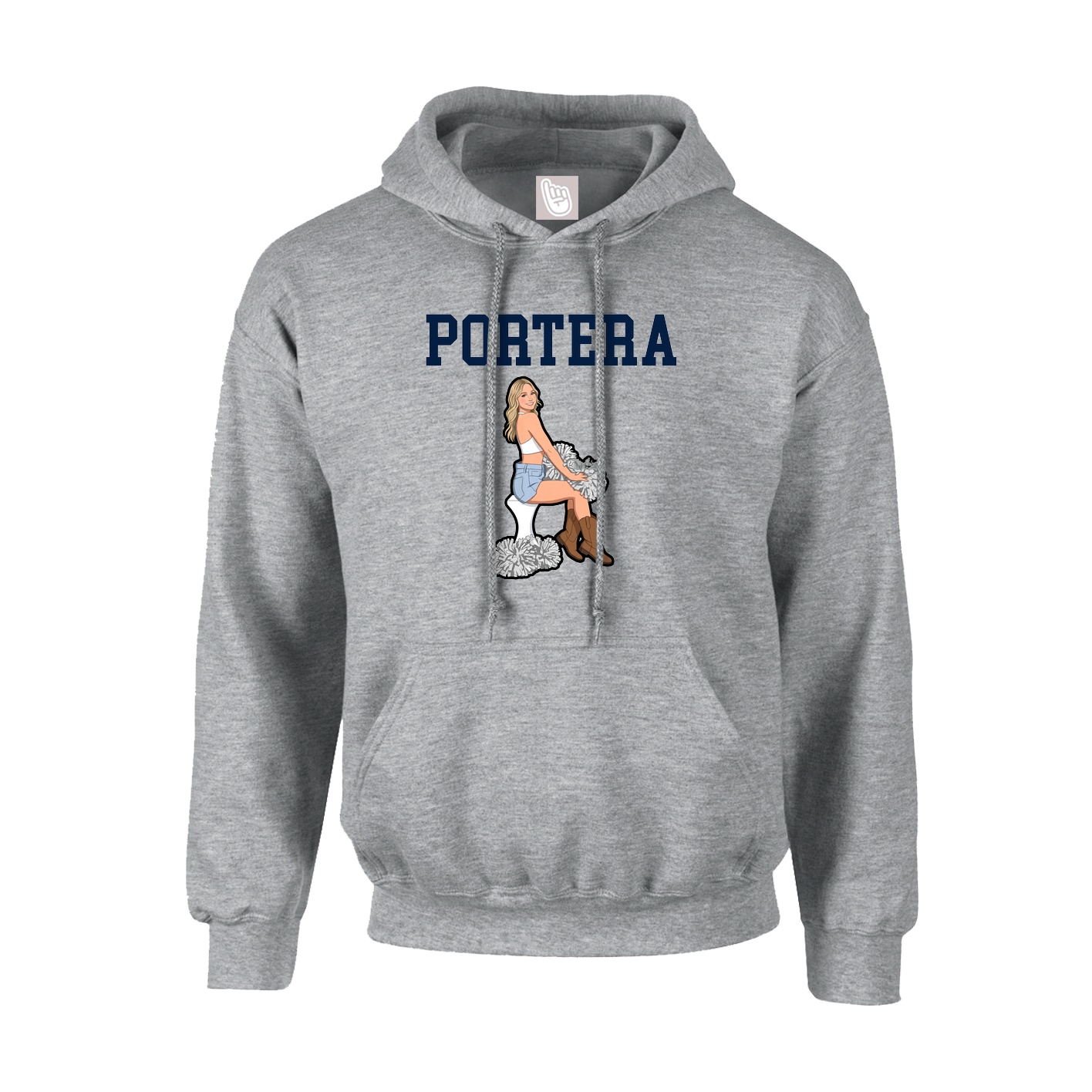 Hoodie — Shirsey in Grey