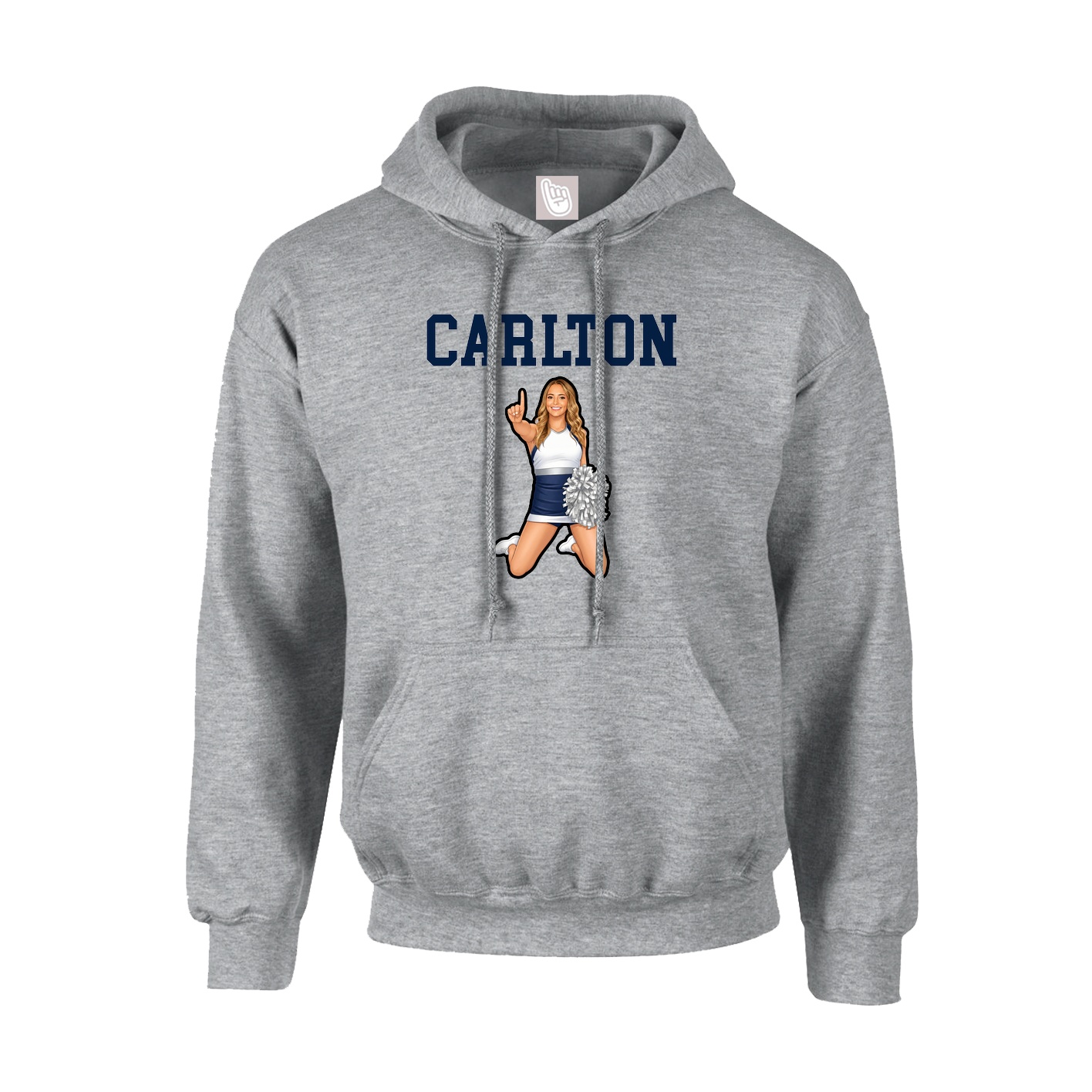 Hoodie — Shirsey in Grey