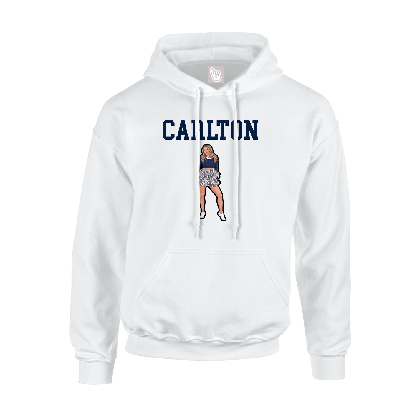 Youth Hoodie — Shirsey in White