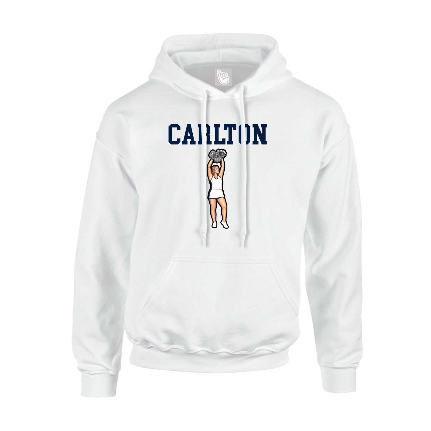 Hoodie — Shirsey in White