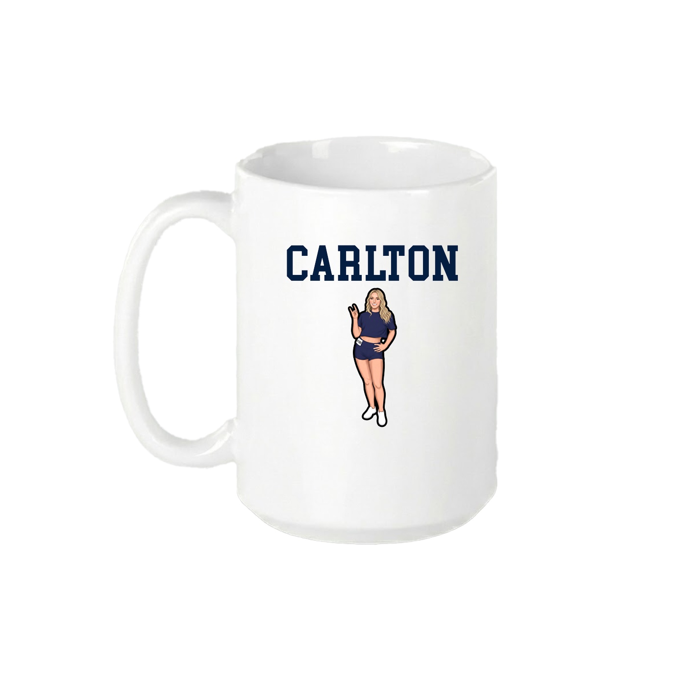 15oz Coffee Mug — Shirsey in White