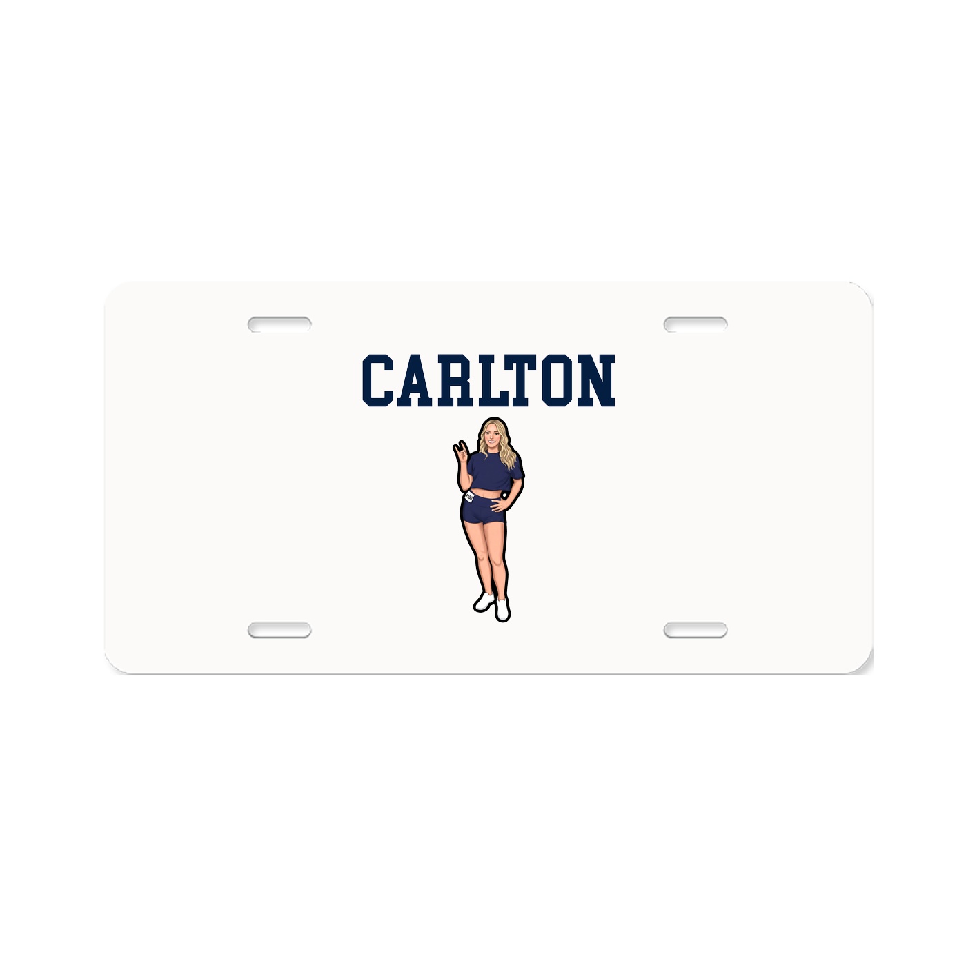 License Plate — Shirsey in Classic