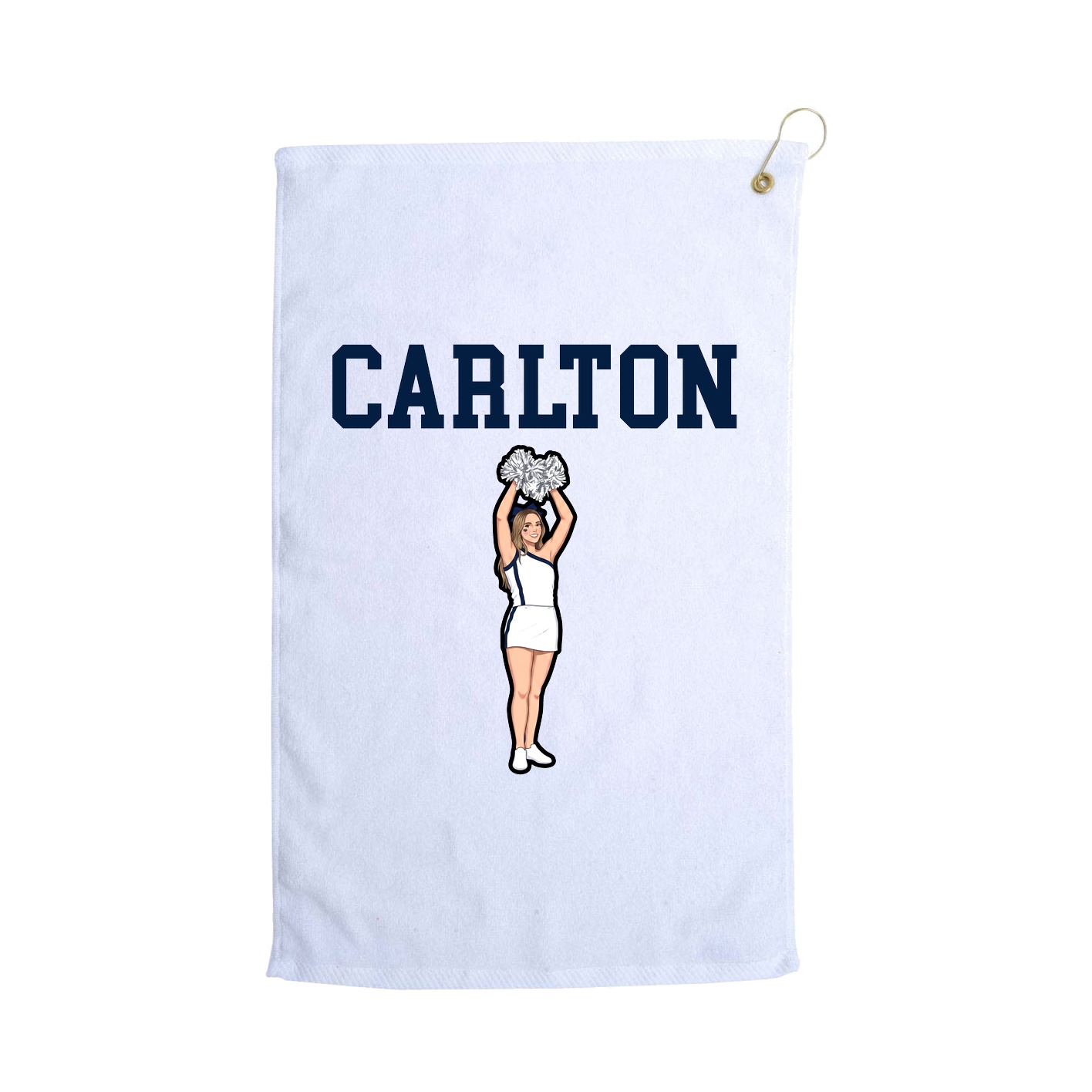 Golf Towel — Shirsey in White