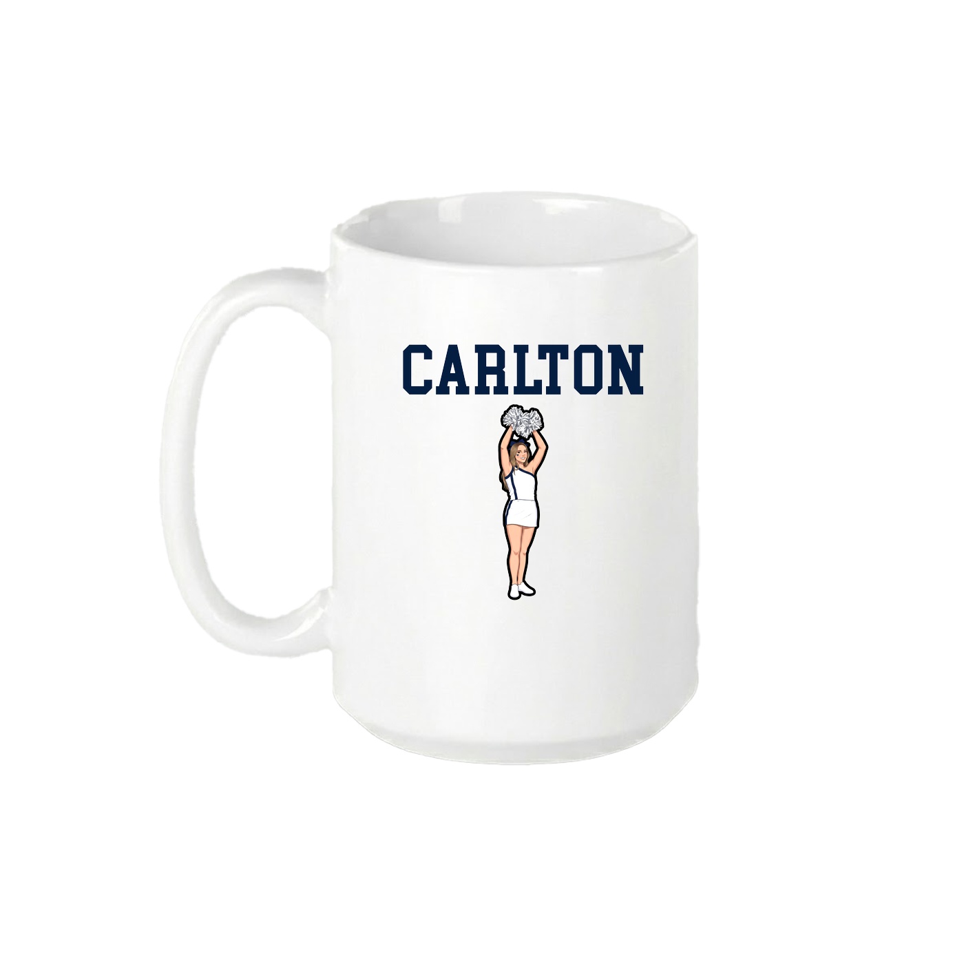 15oz Coffee Mug — Shirsey in White