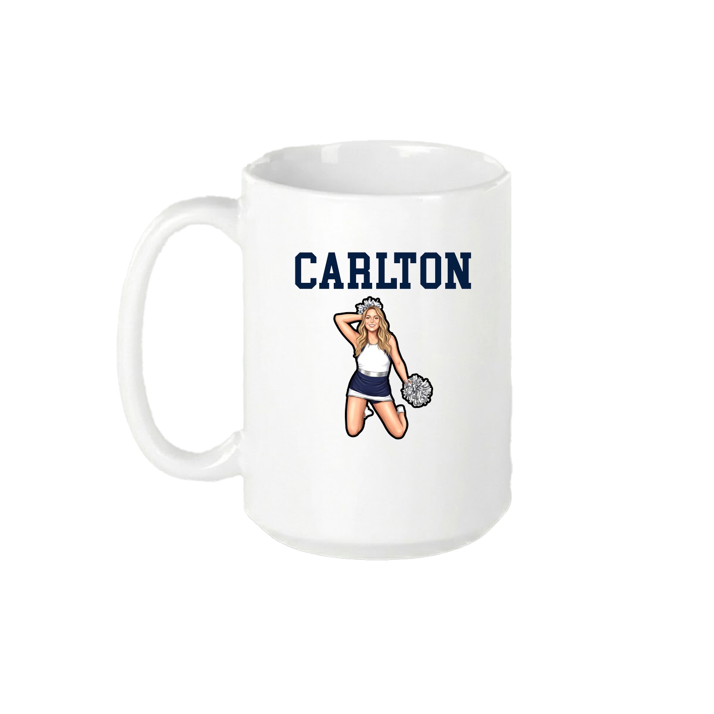 15oz Coffee Mug — Shirsey in White