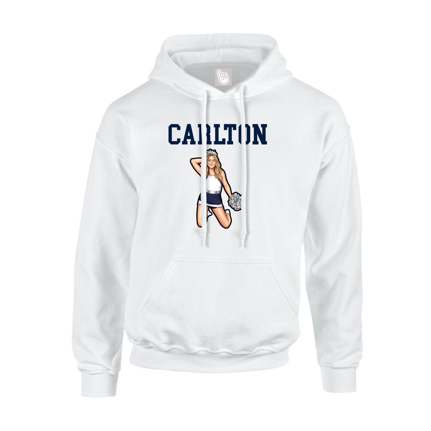 Hoodie — Shirsey in White