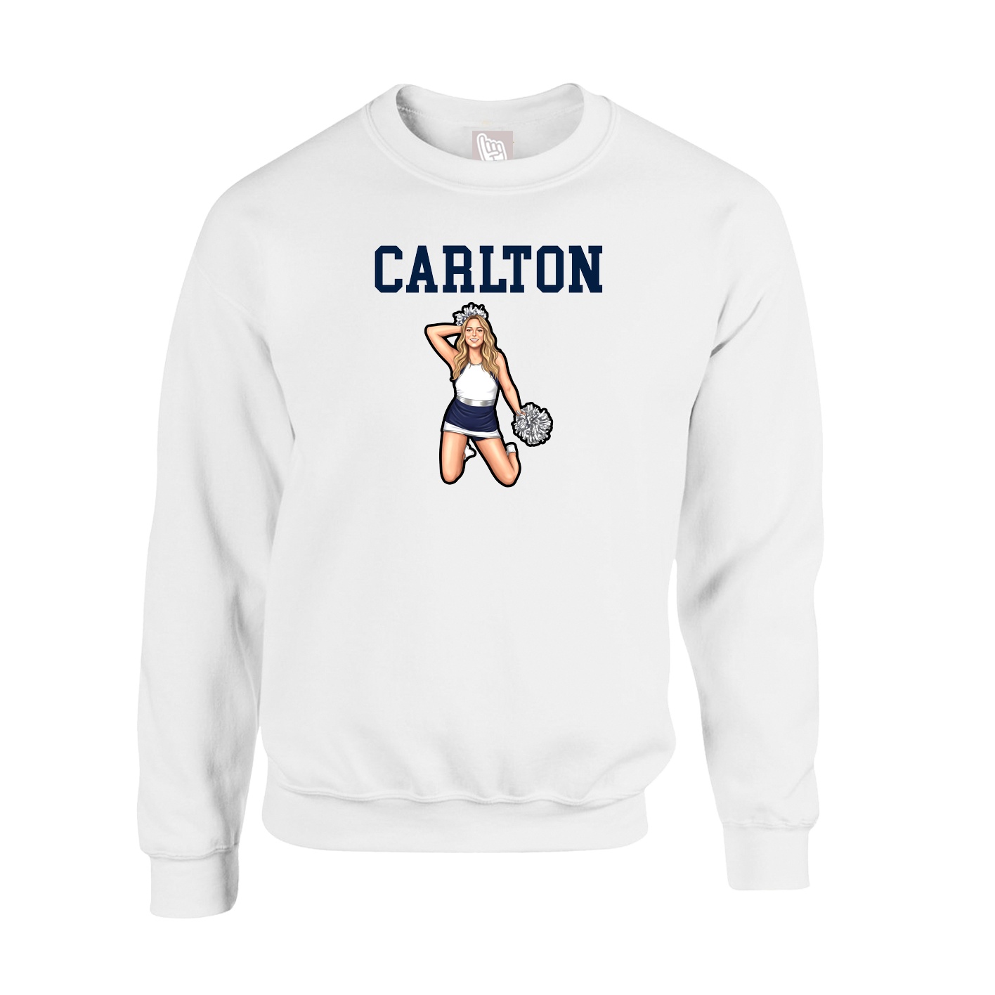 Fleece Crew — Shirsey in White