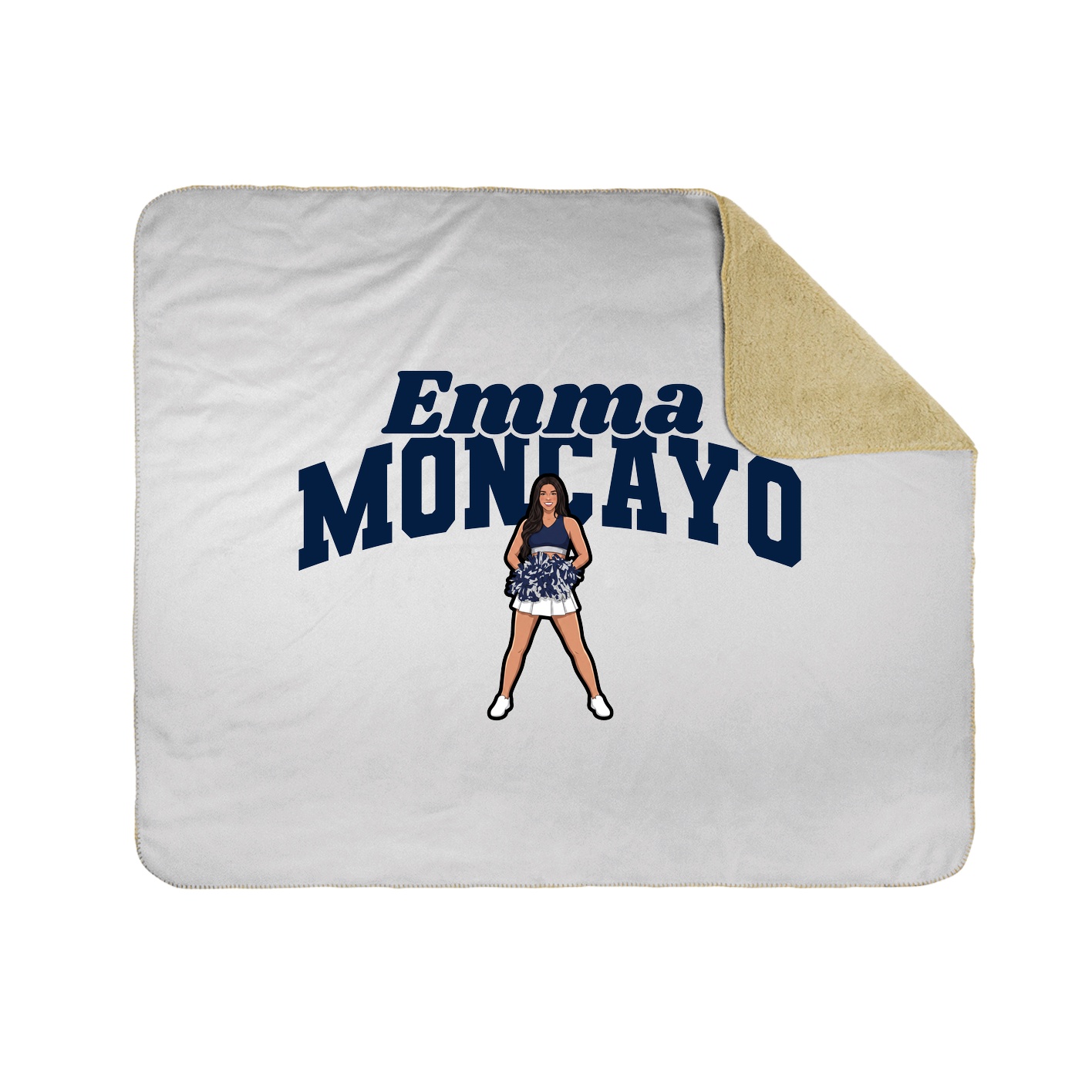 Throw Blanket — Signature Arch in White
