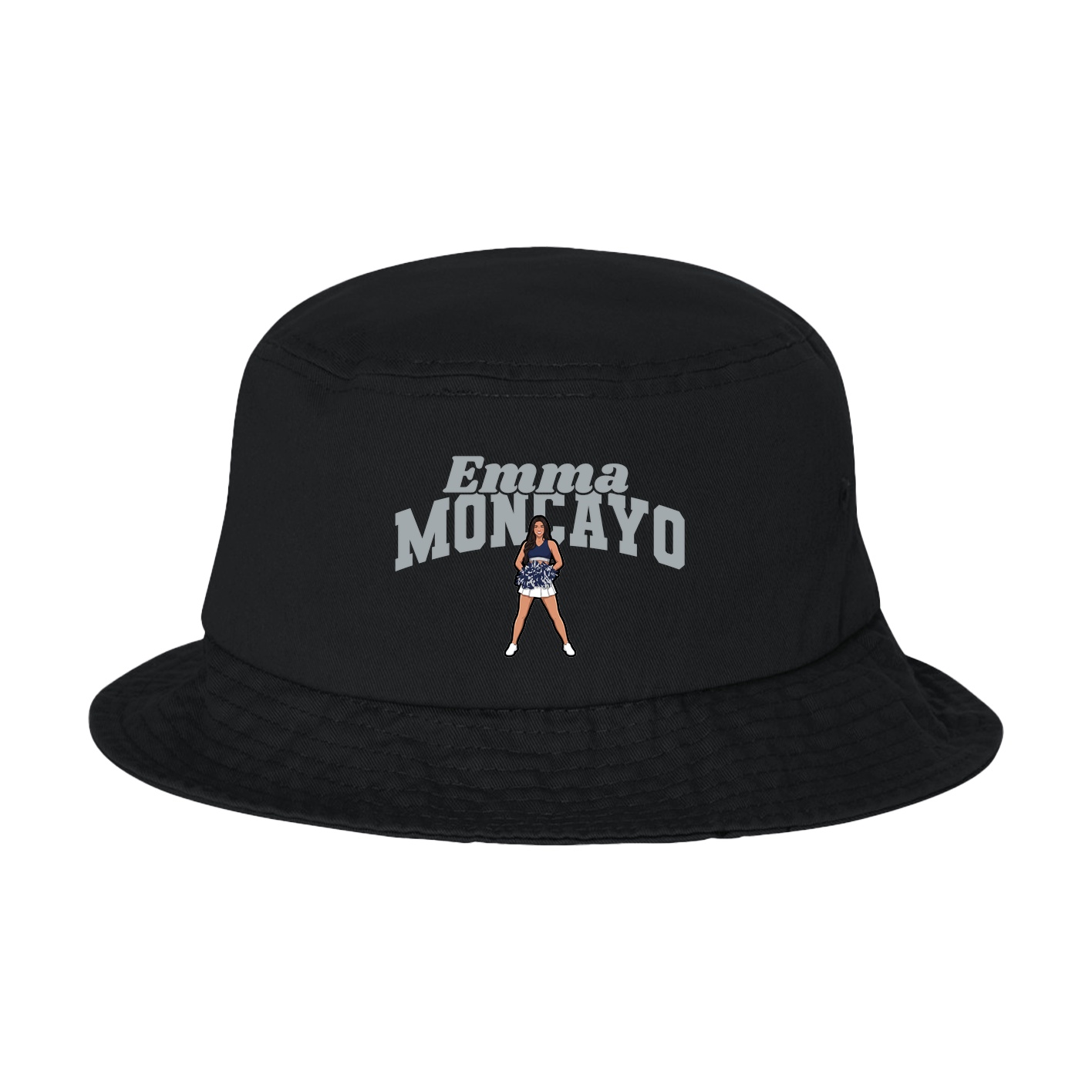 Bucket Cap — Signature Arch in Black
