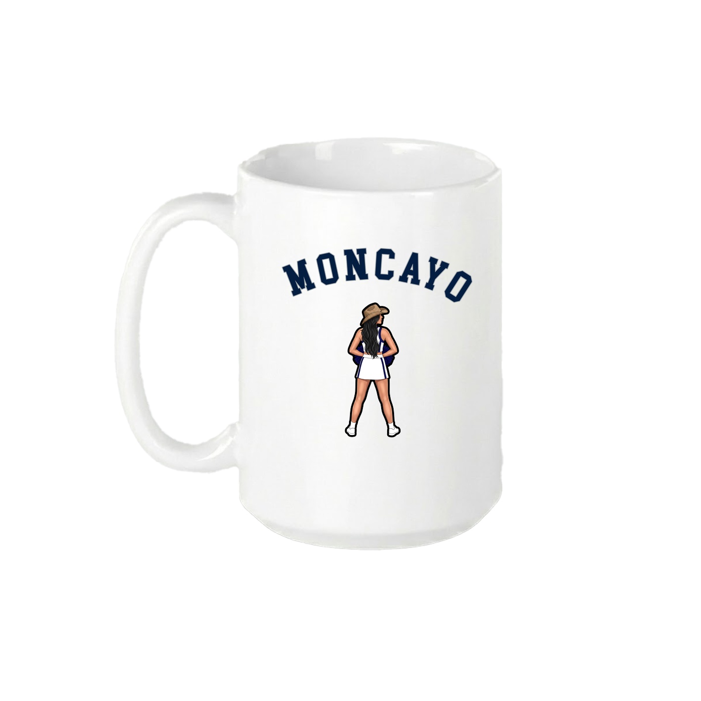 15oz Coffee Mug — Shirsey Arch in White