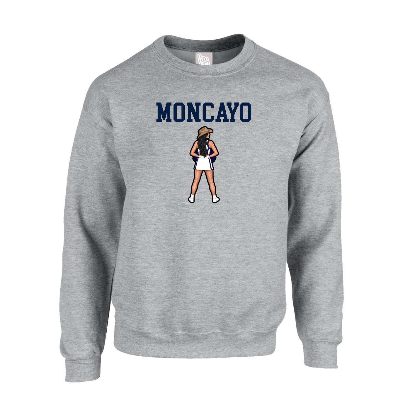Fleece Crew — Shirsey in Grey
