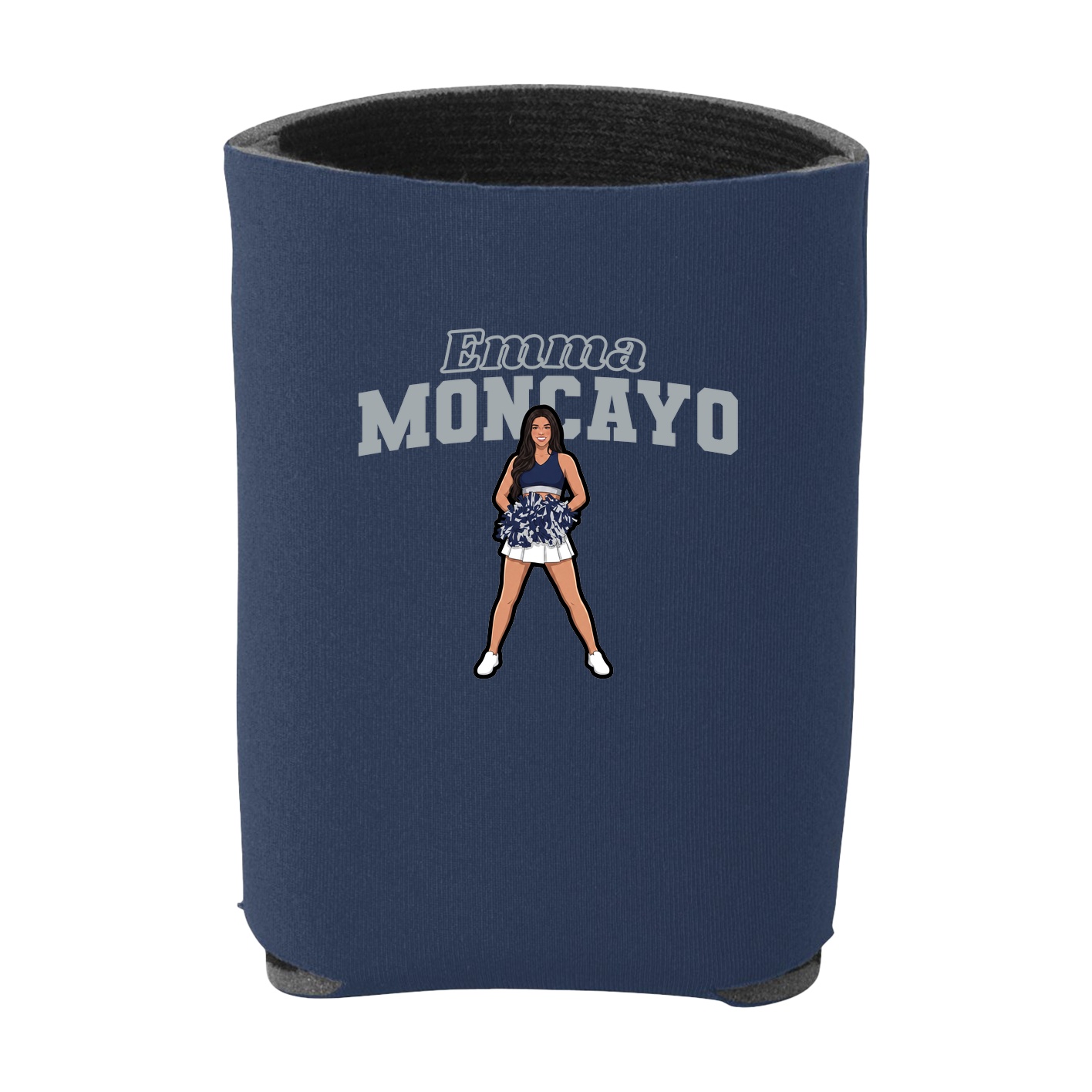 Can Holder — Name Arch in Navy