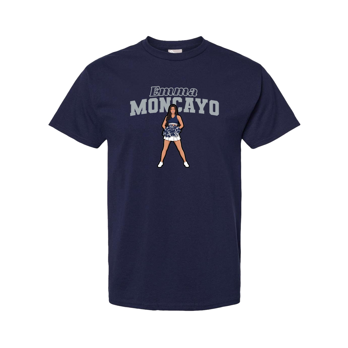 Youth Tee — Name Arch in Navy