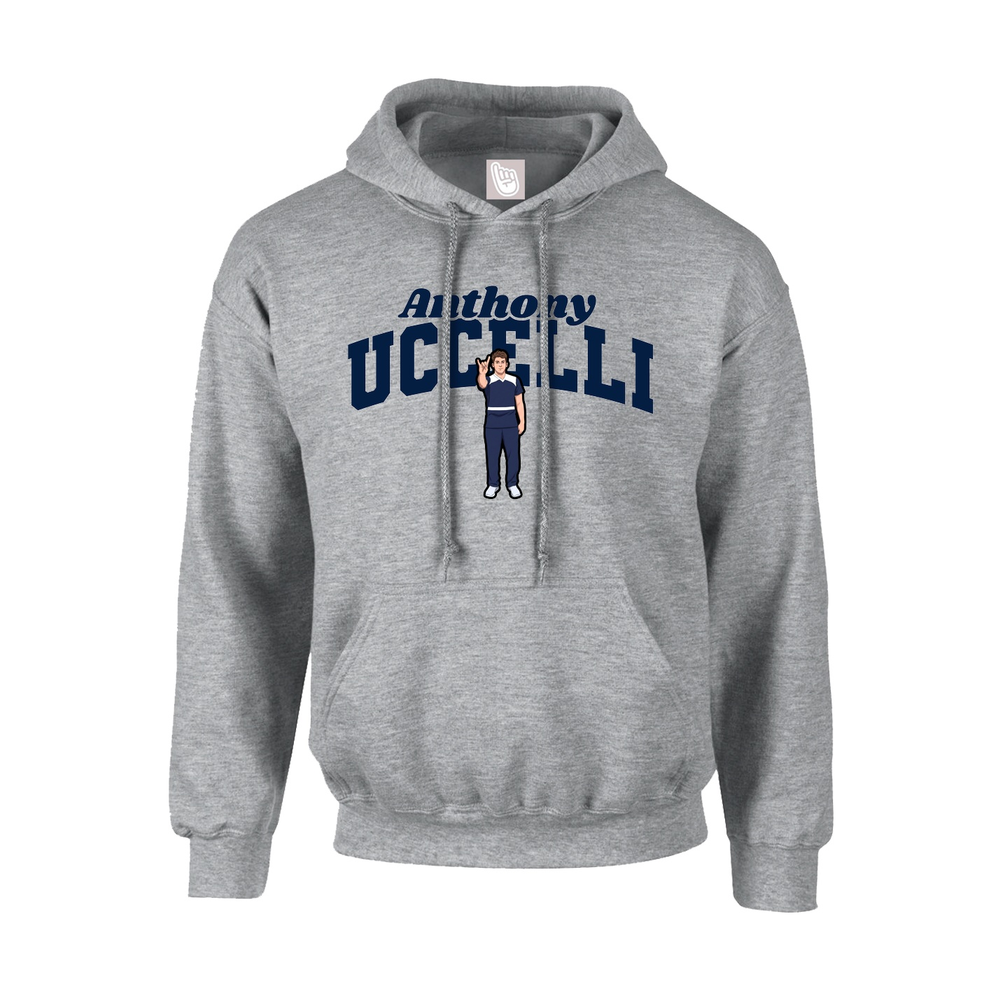 Hoodie — Signature Arch in Grey