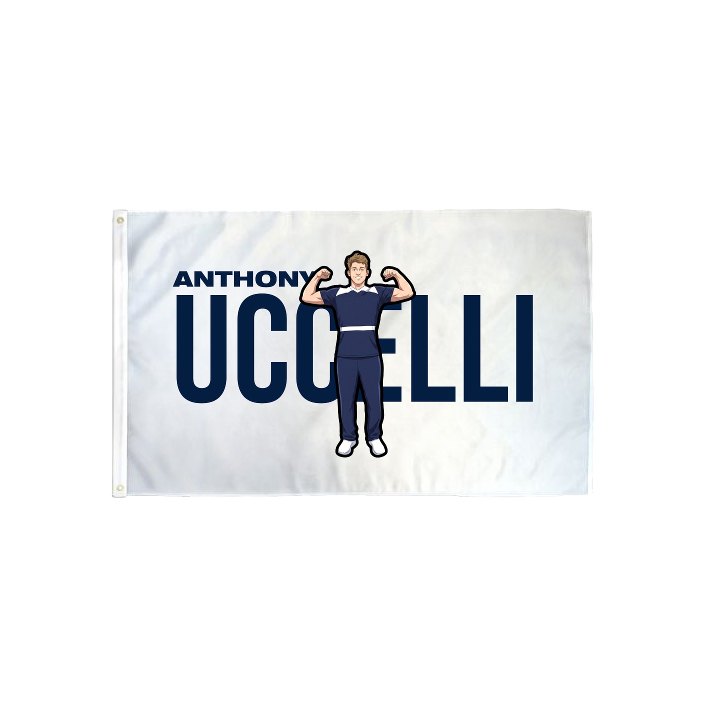 3x5 Flag — Player Name in Classic
