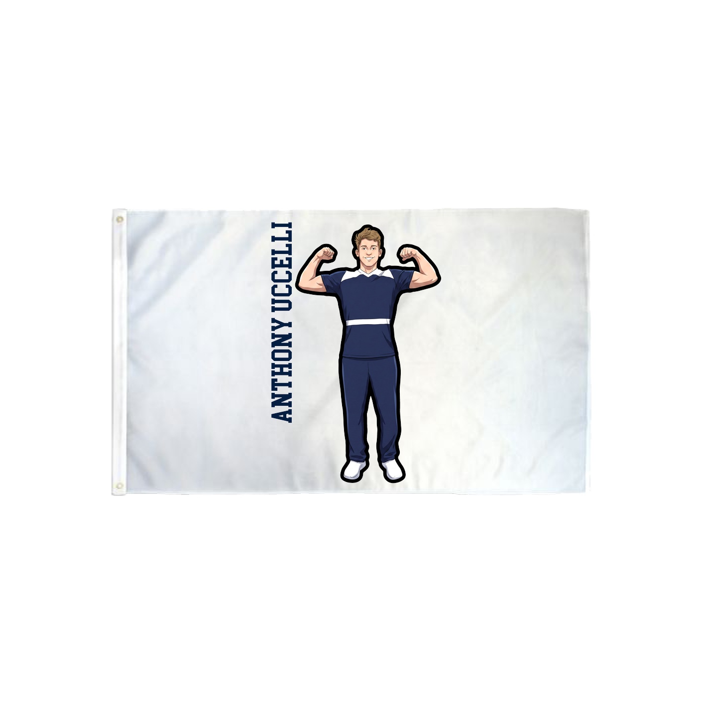 3x5 Flag — Name Vertical in Classic
