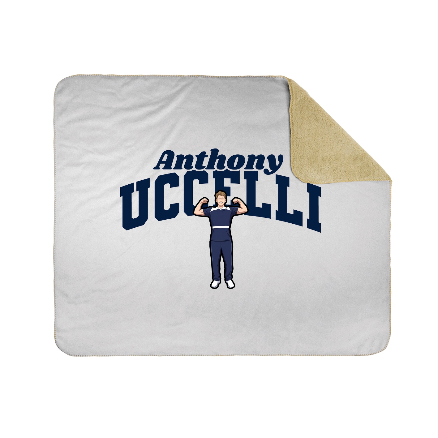 Throw Blanket — Signature Arch in White