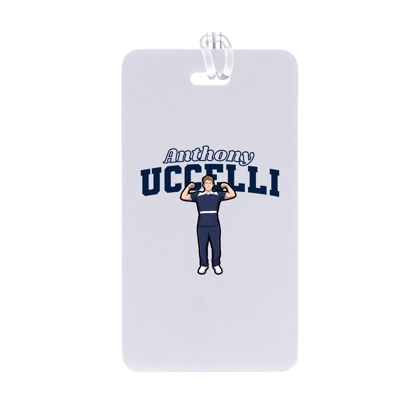 Bag Tag — Name Arch in Classic