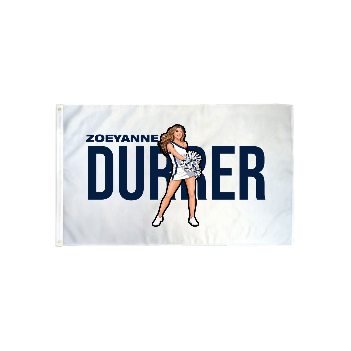 3x5 Flag — Player Name in Classic