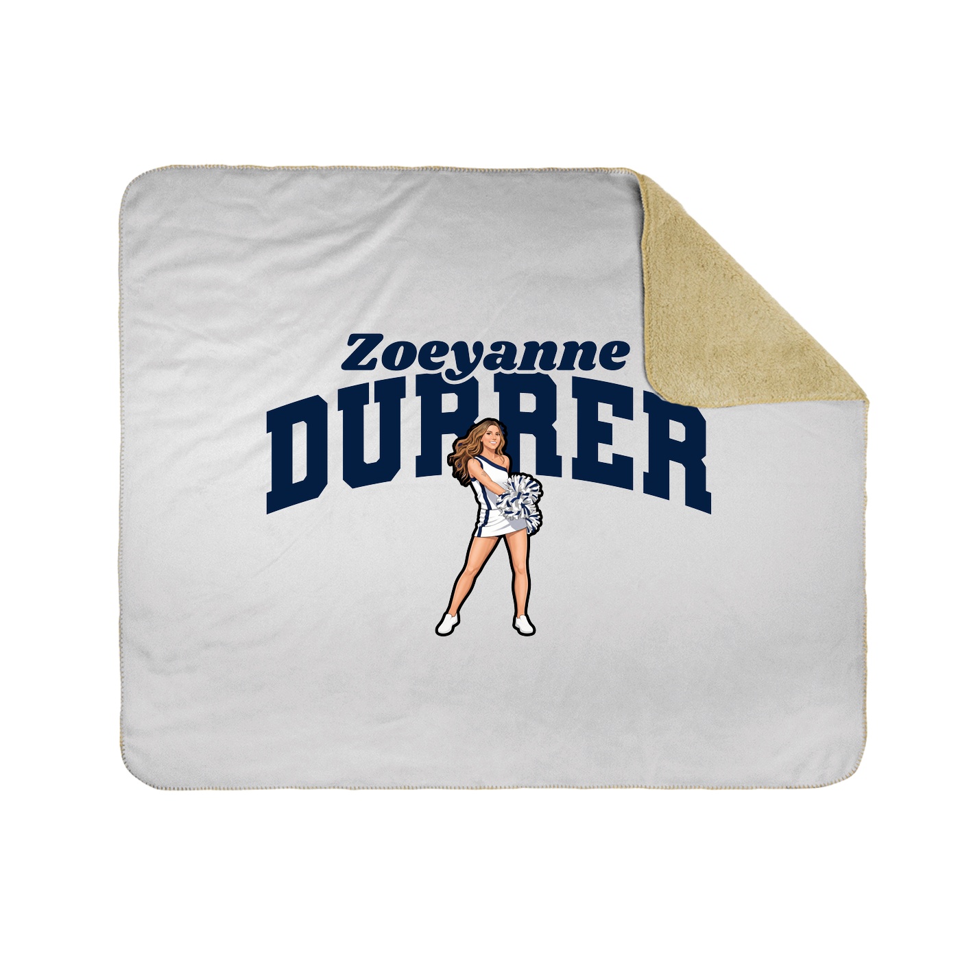 Throw Blanket — Signature Arch in White