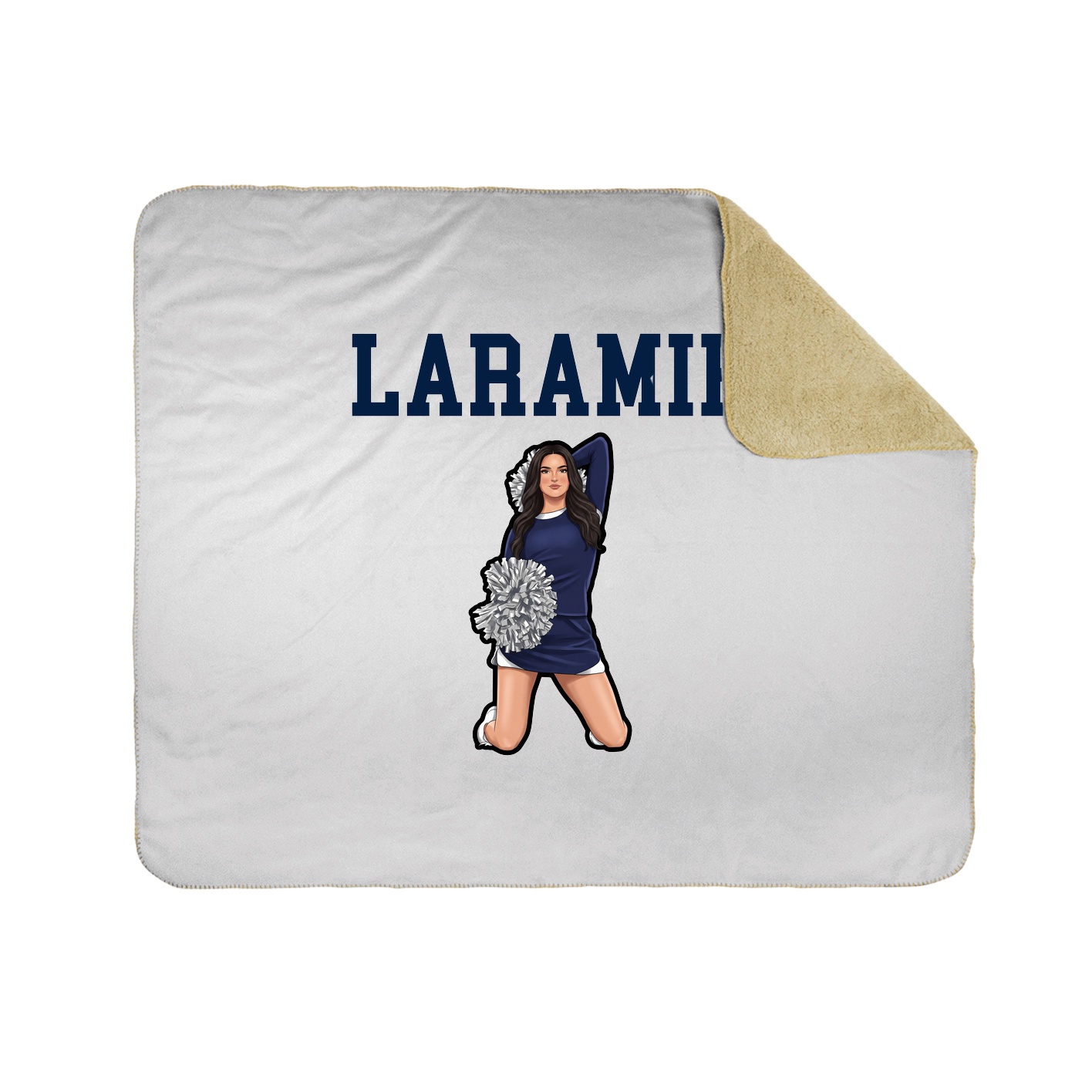 Throw Blanket — Shirsey in White