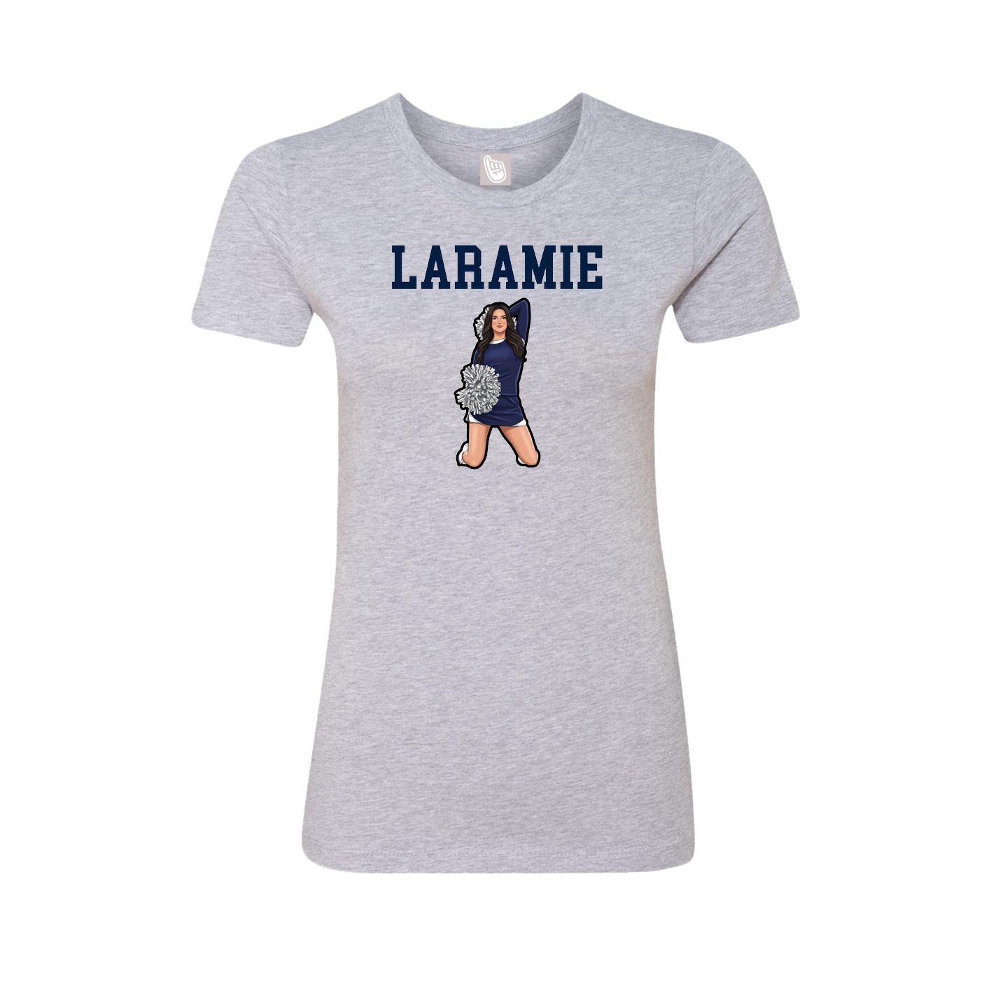 Fitted Women's Tee — Shirsey in Grey