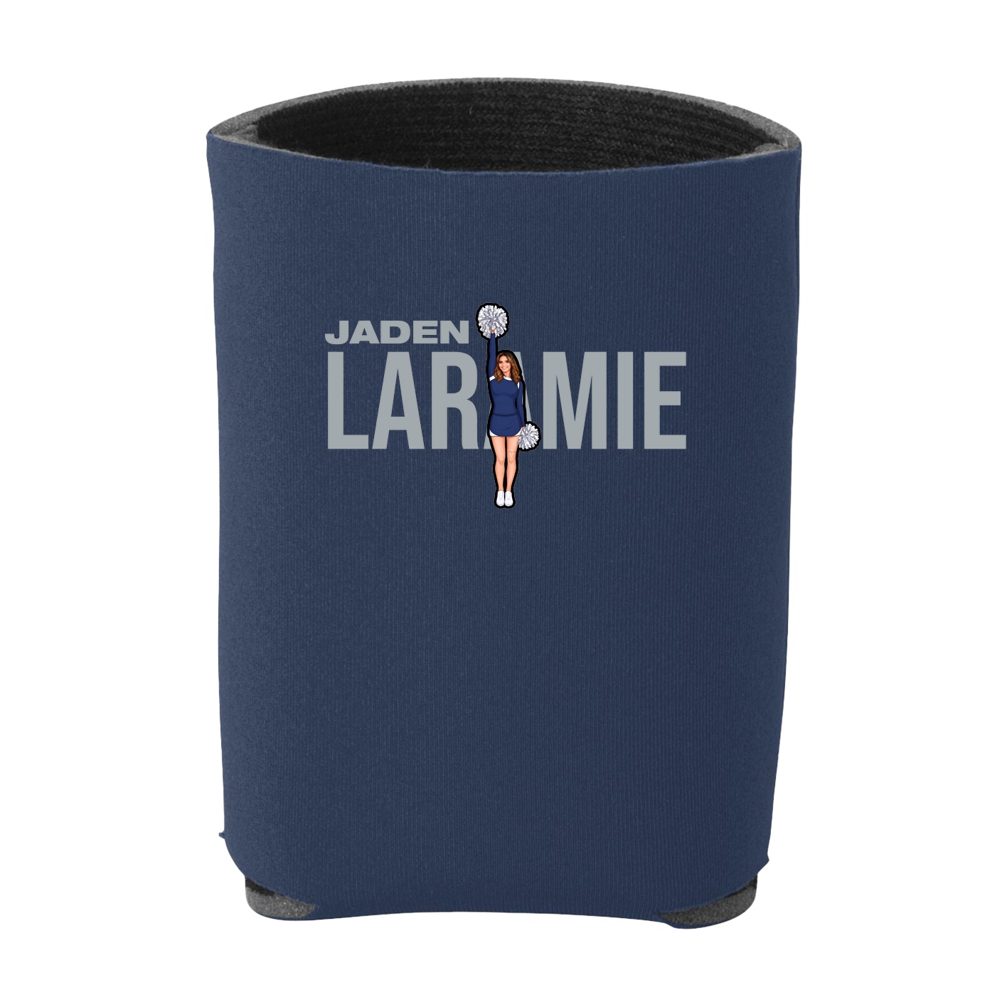 Can Holder — Player Name in Navy