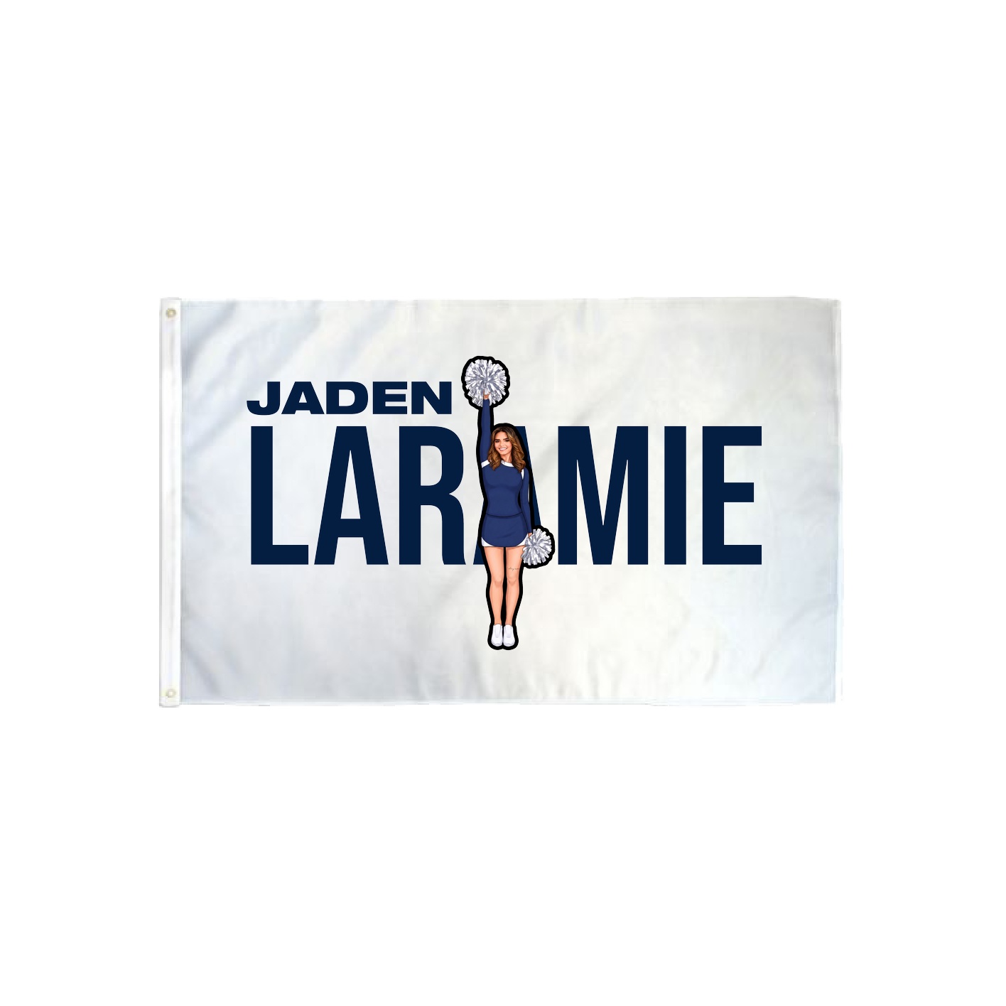 3x5 Flag — Player Name in Classic