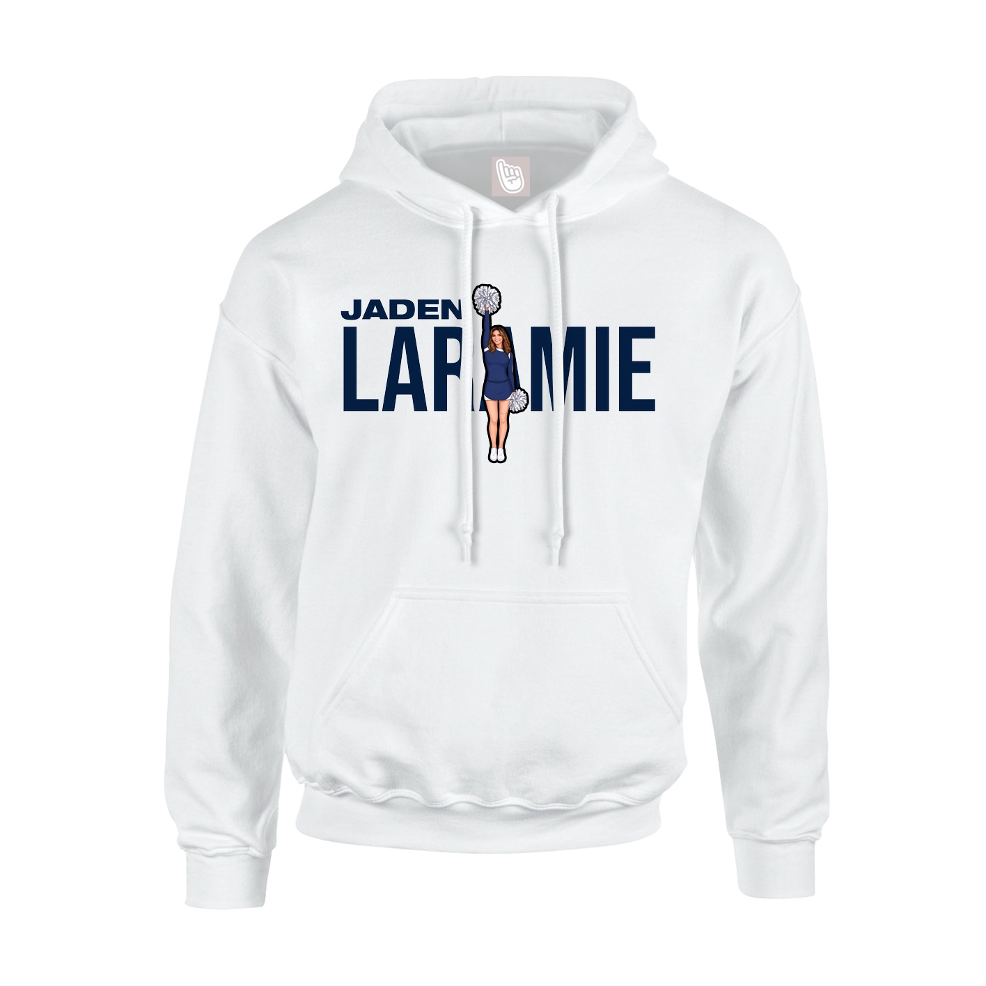 Hoodie — Player Name in White