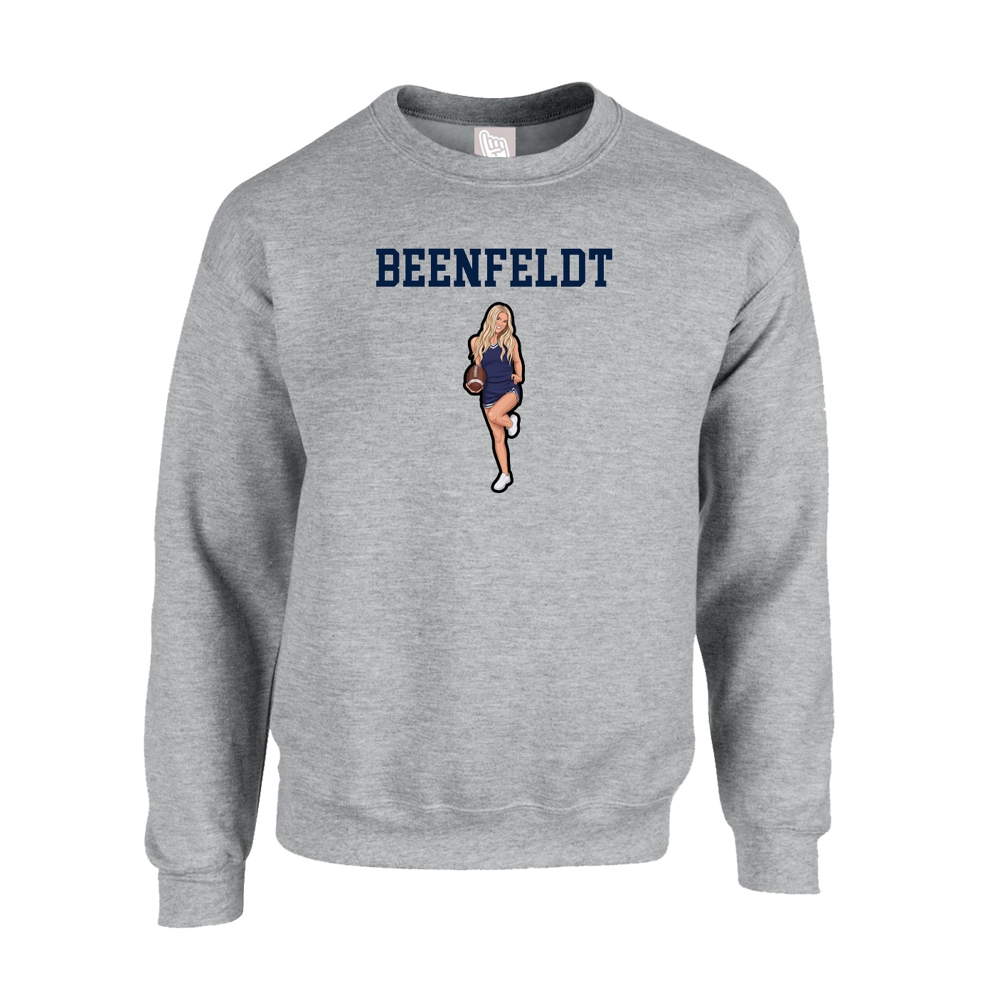 Fleece Crew — Shirsey in Grey