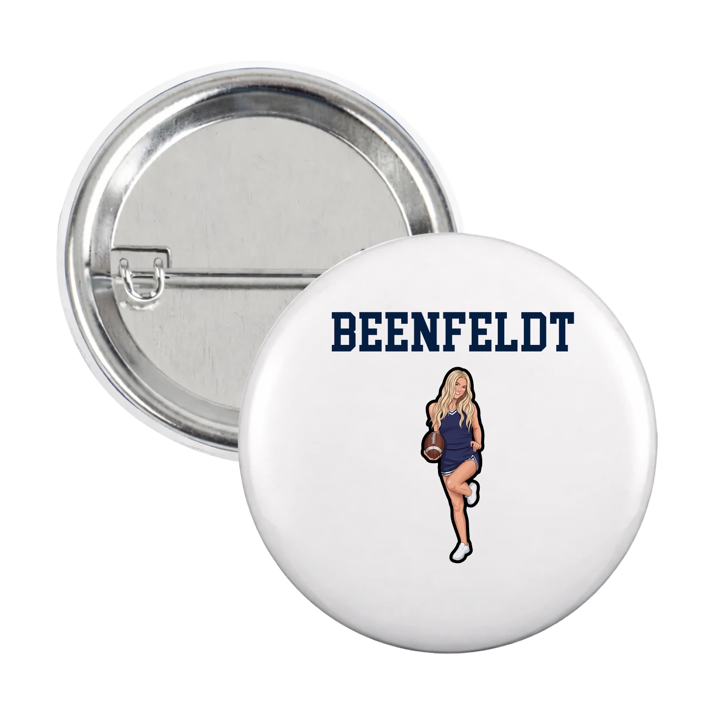 Game Day Button — Shirsey in White