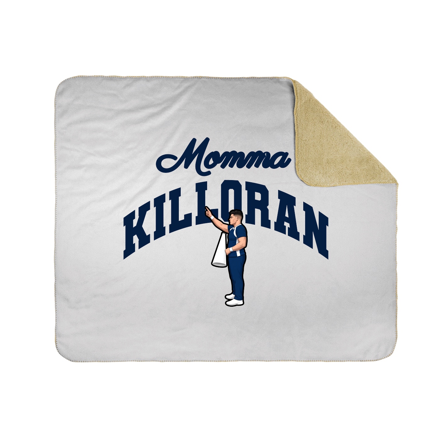 Throw Blanket — Mothers Day Arch in White