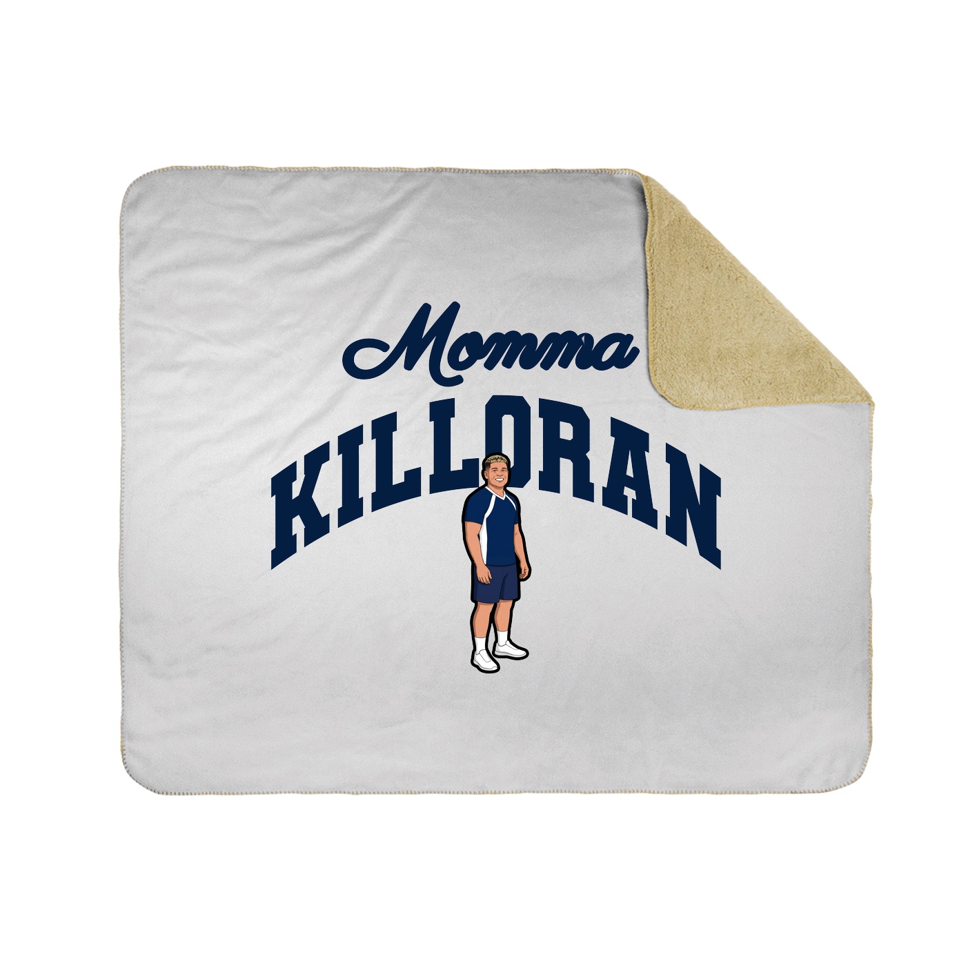 Throw Blanket — Mothers Day Arch in White