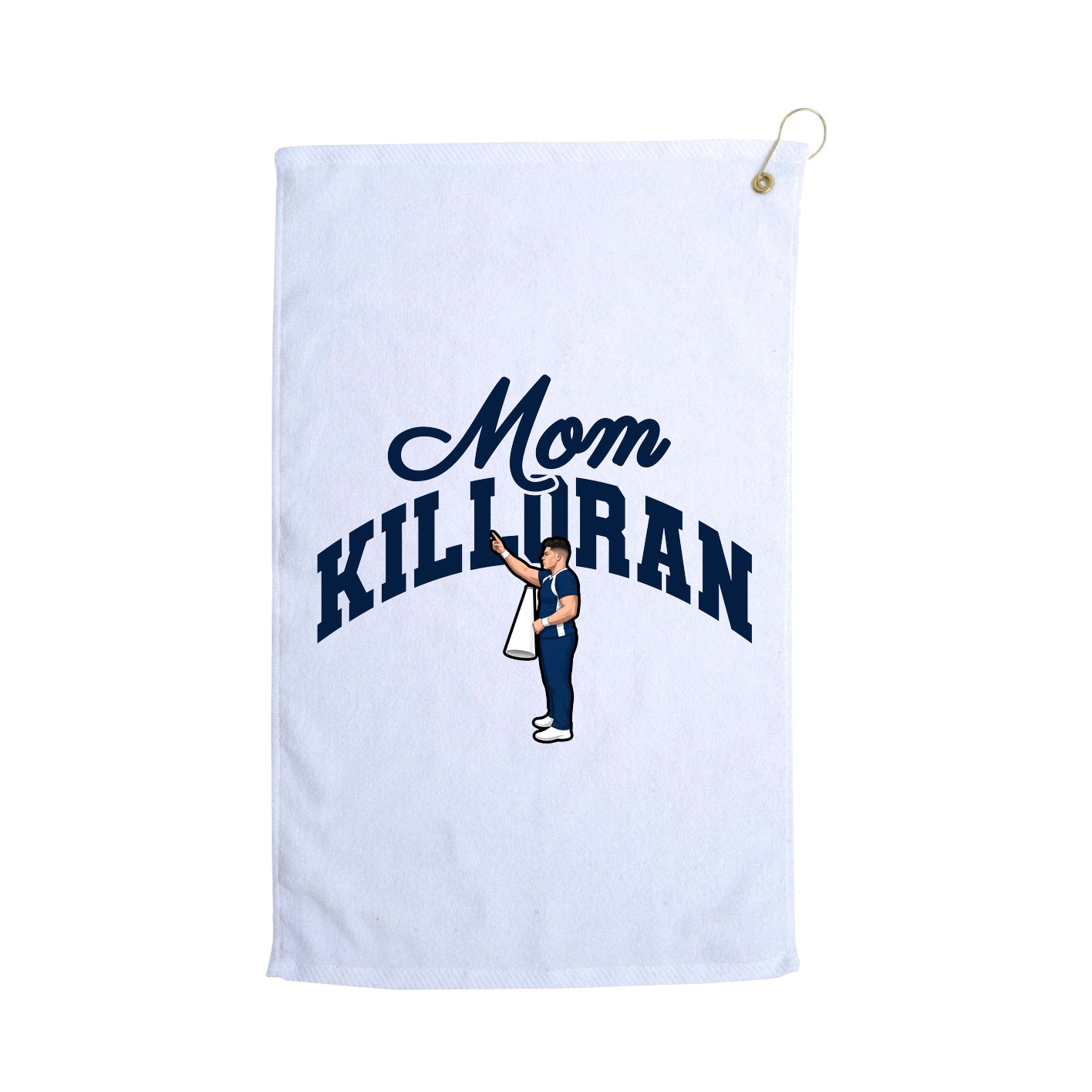 Golf Towel — Mothers Day Arch in White