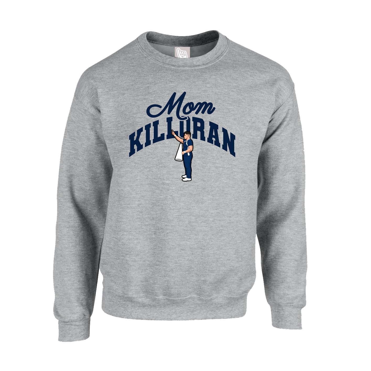 Fleece Crew — Mothers Day Arch in Grey