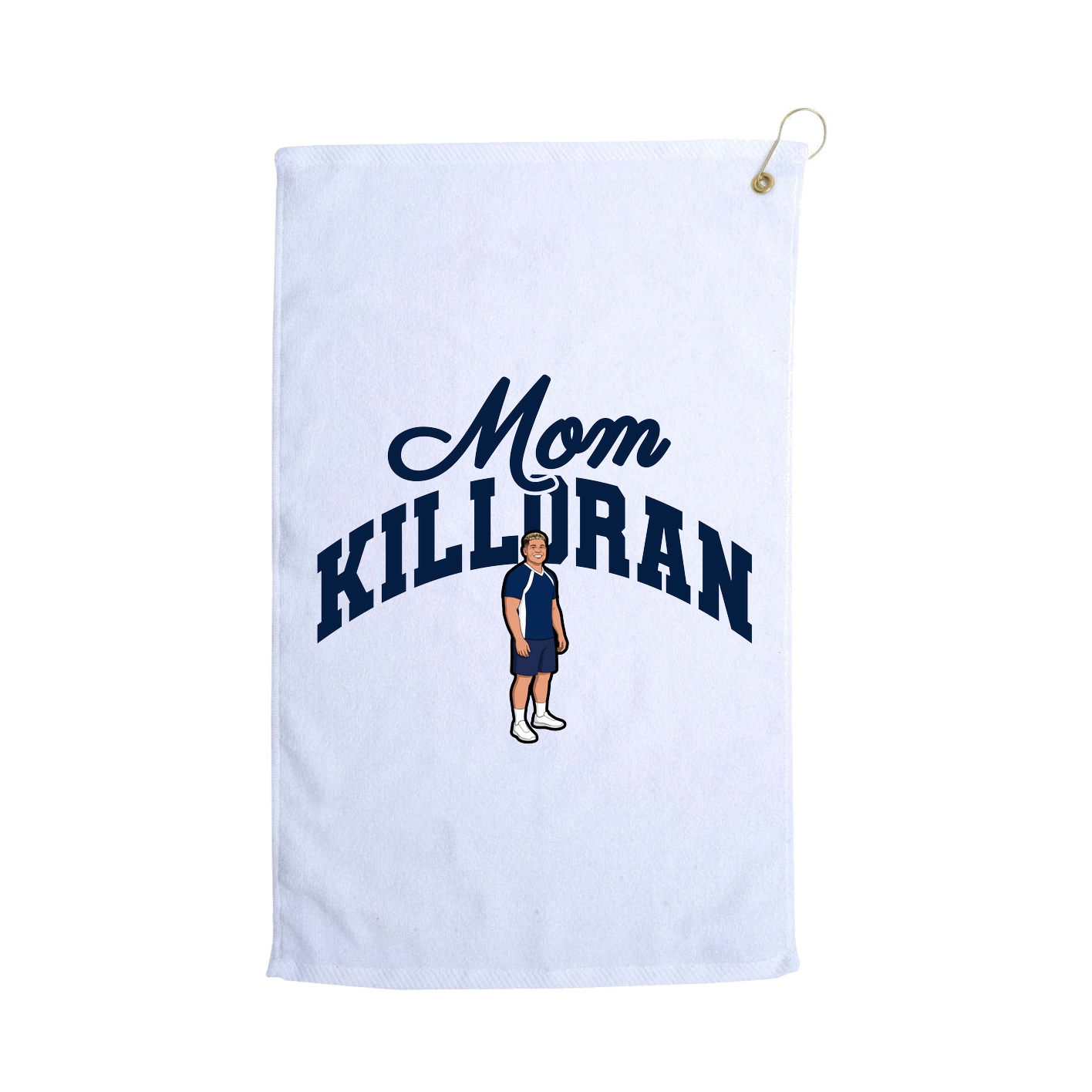 Golf Towel — Mothers Day Arch in White