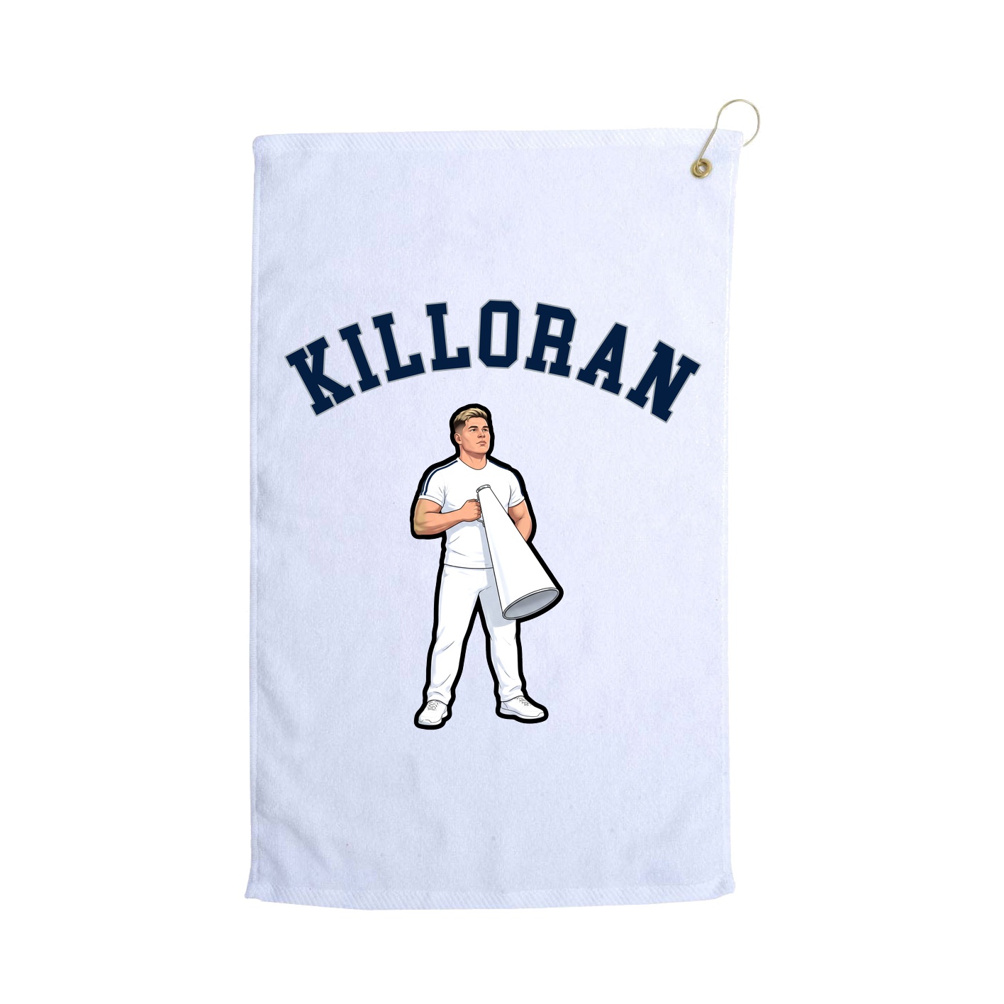 Golf Towel — Shirsey Arch in White