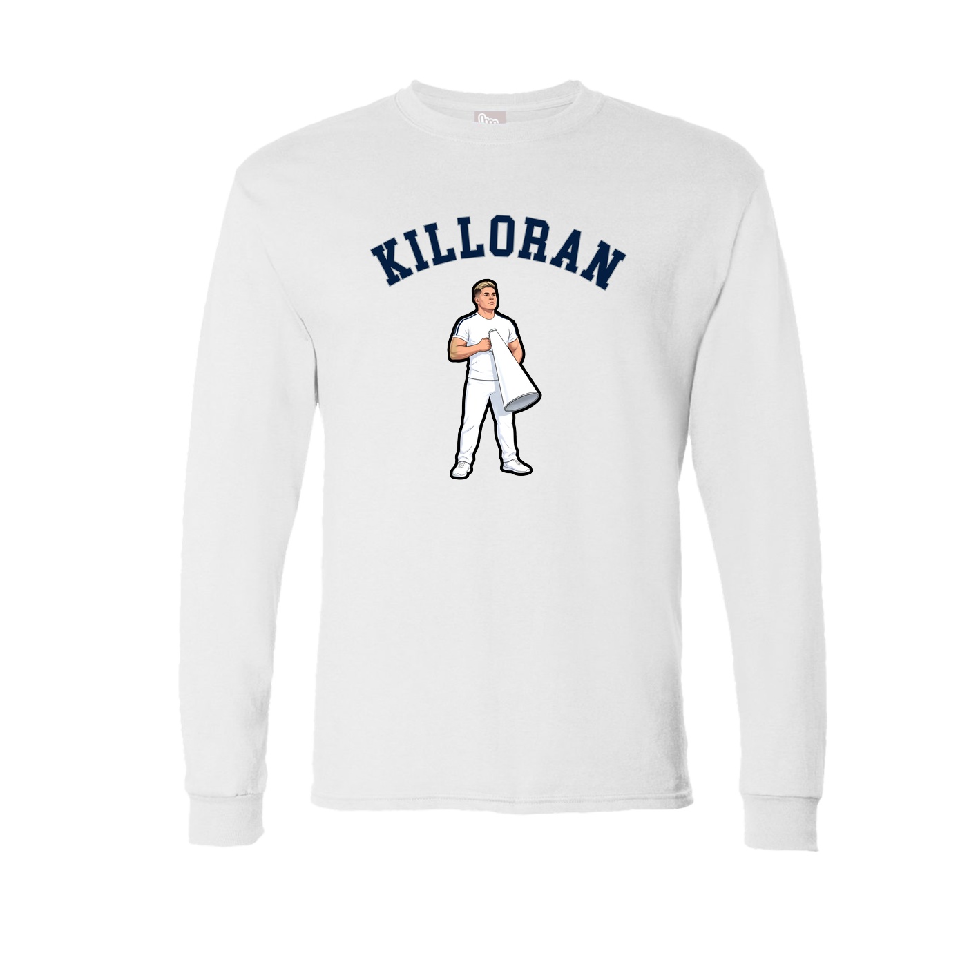 Long Sleeve Tee — Shirsey Arch in White