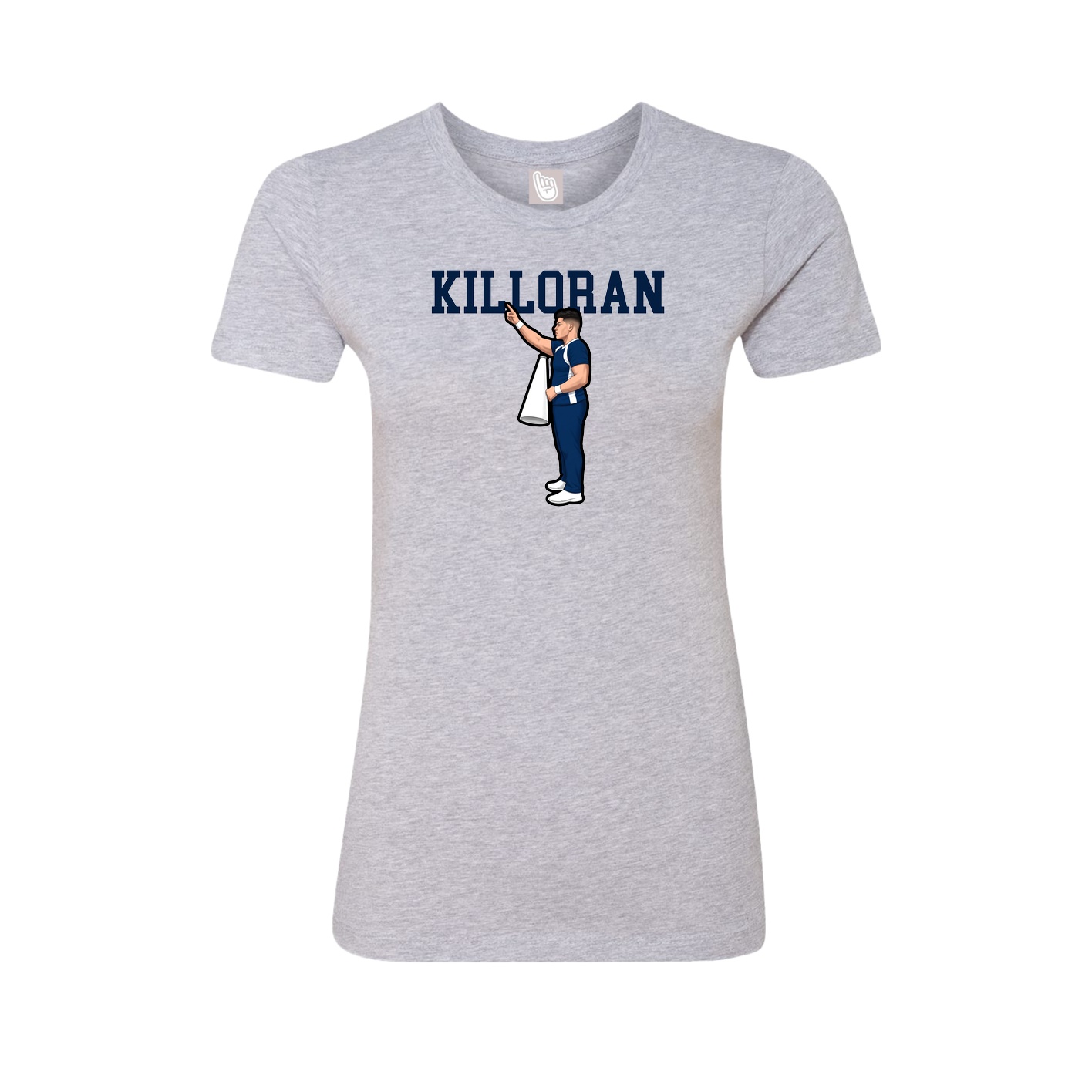 Fitted Women's Tee — Shirsey in Grey
