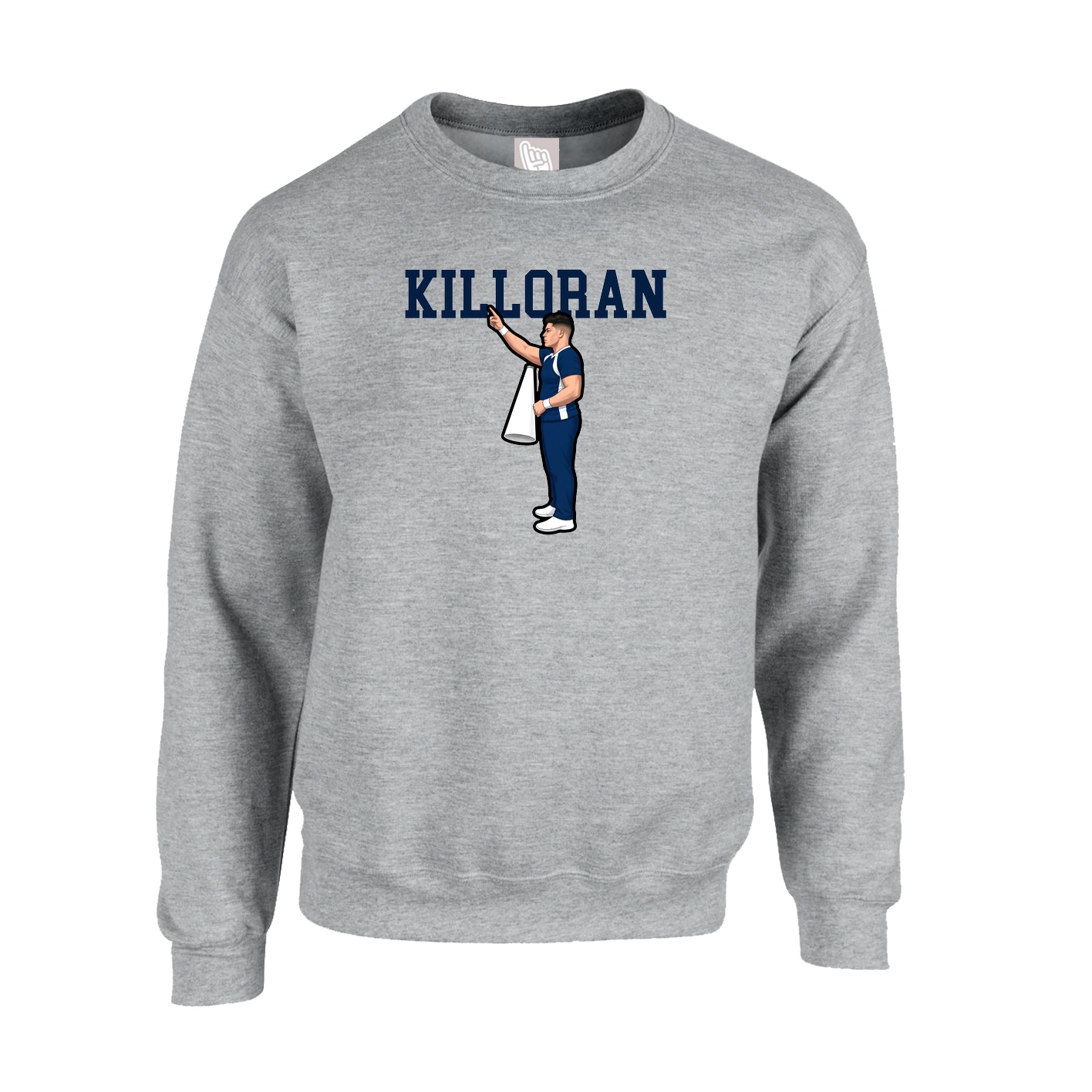 Fleece Crew — Shirsey in Grey