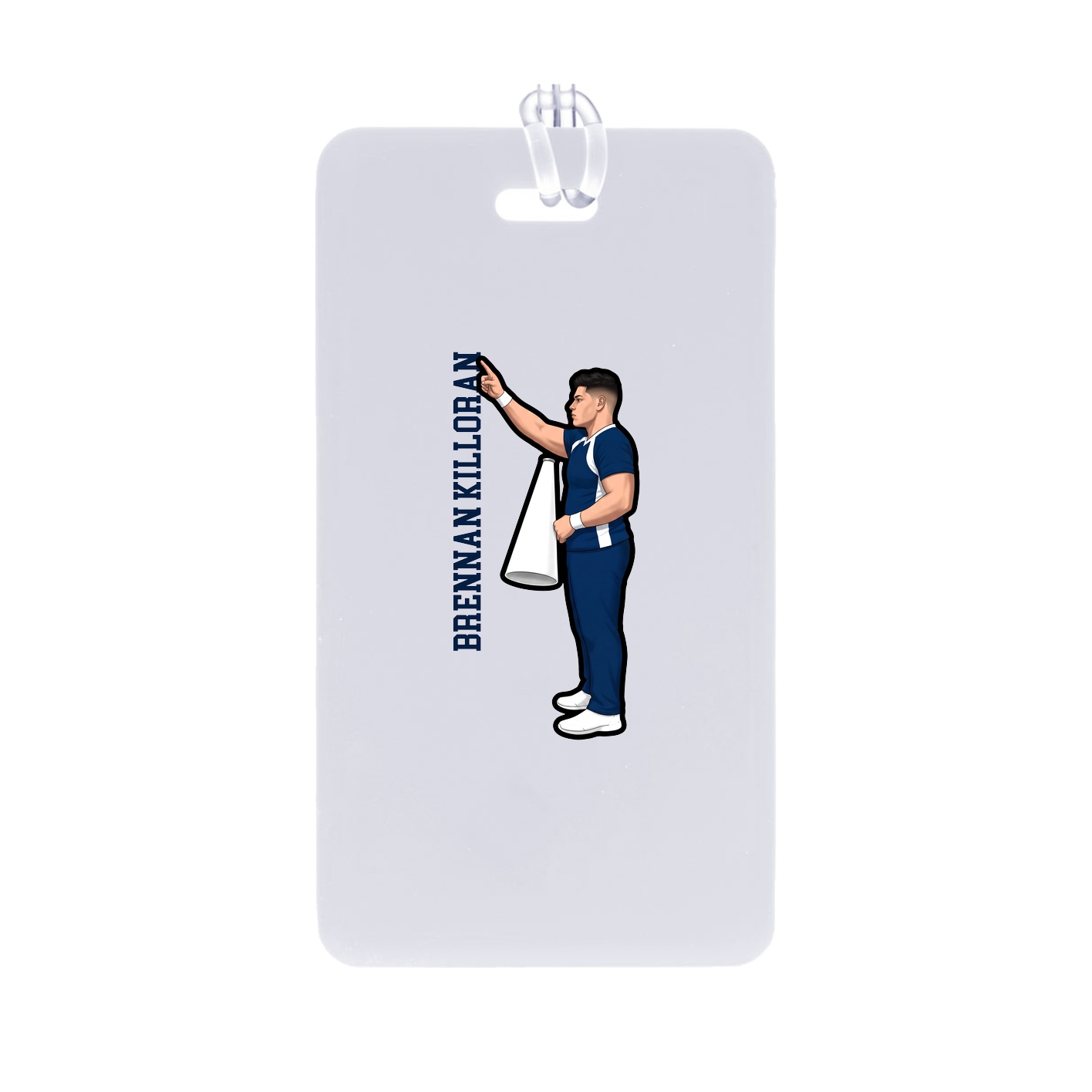 Bag Tag — Name Vertical in Classic