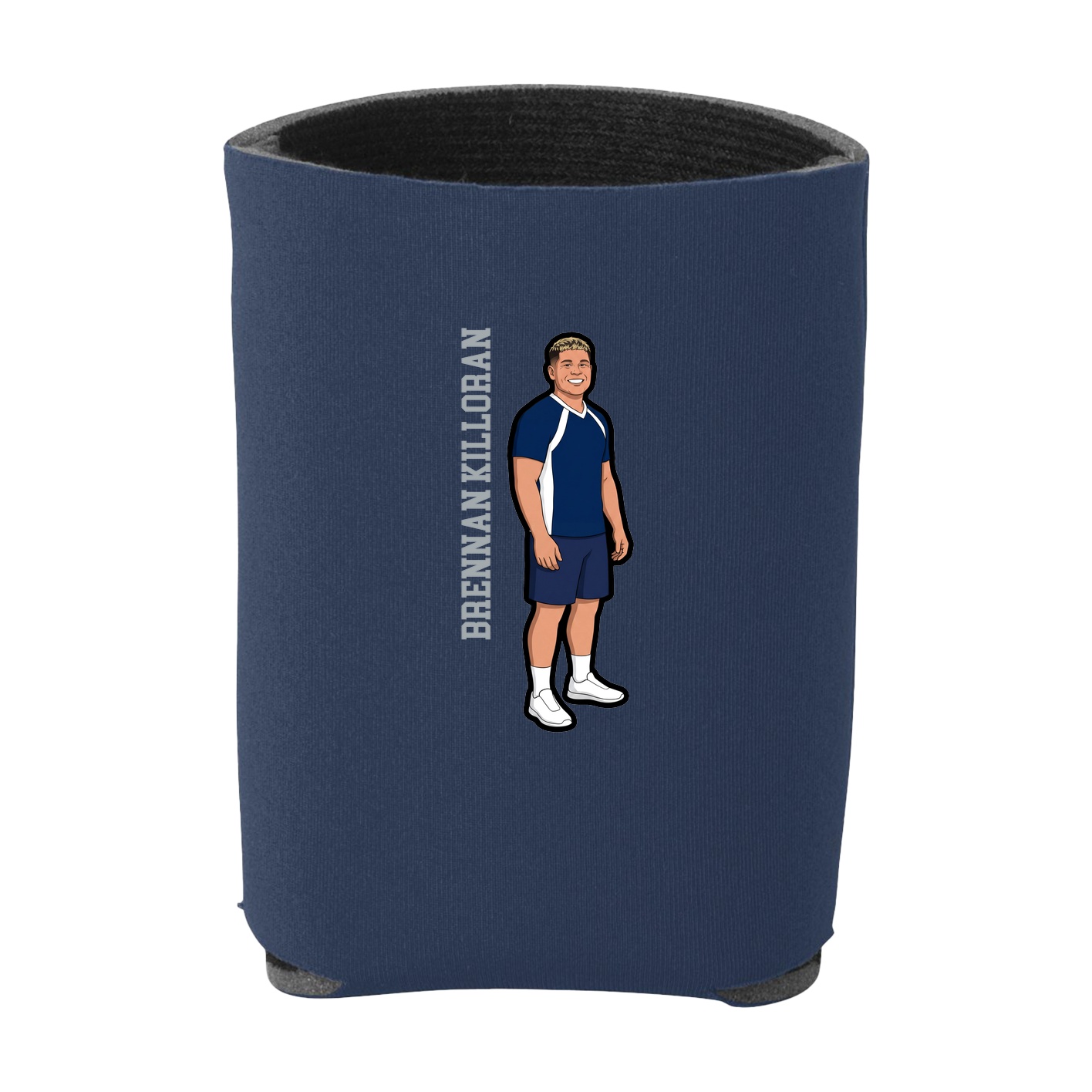 Can Holder — Name Vertical in Navy