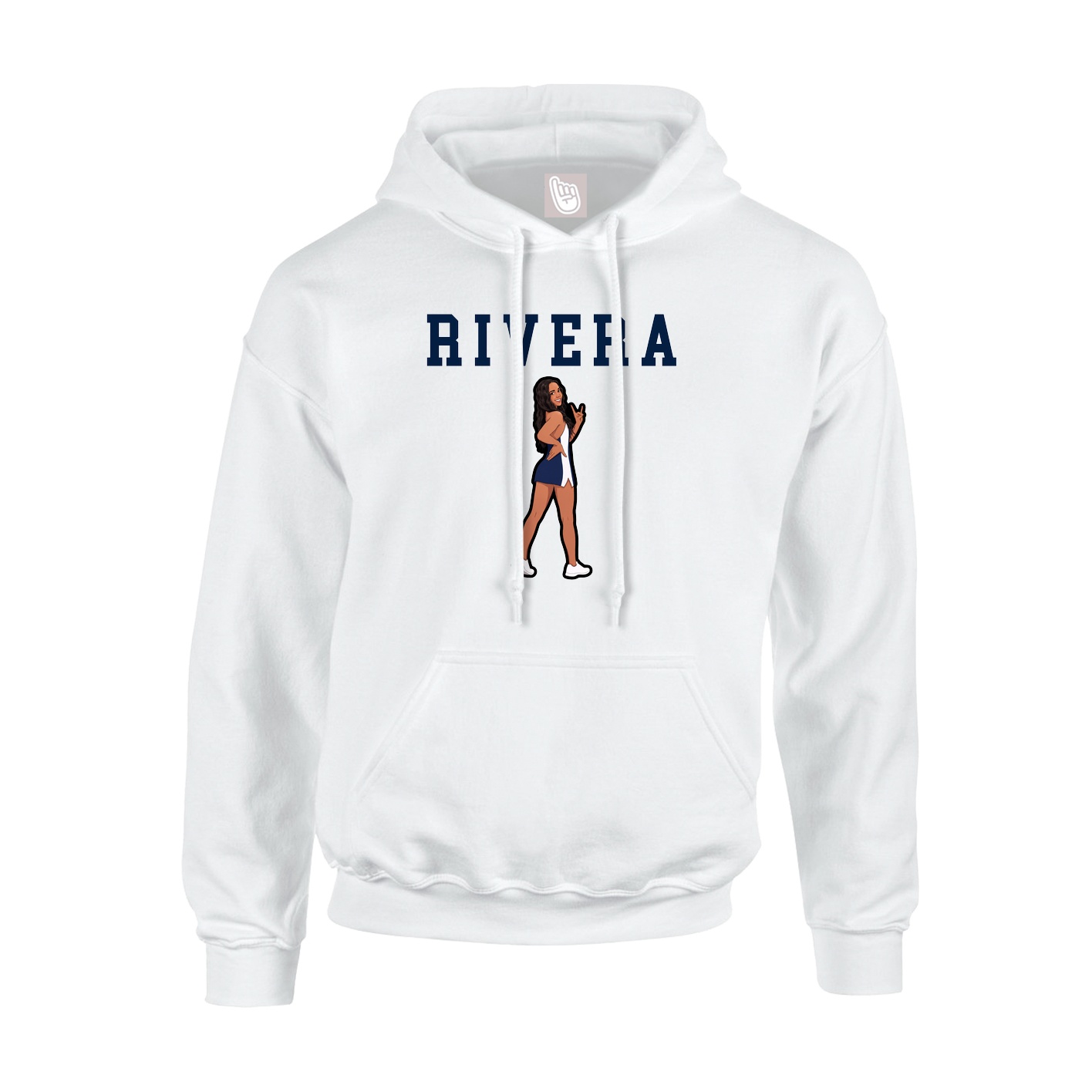 Hoodie — Shirsey in White