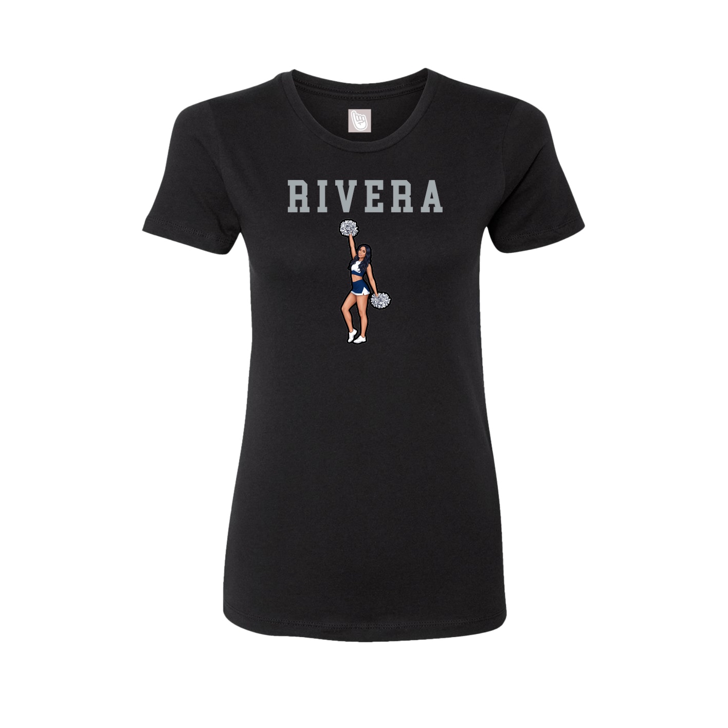 Fitted Women's Tee — Shirsey in Black