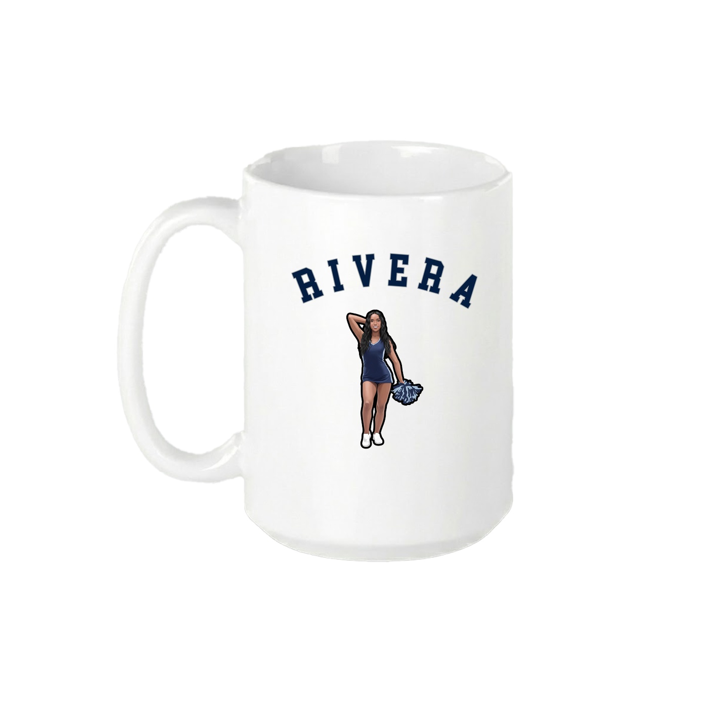 15oz Coffee Mug — Shirsey Arch in White
