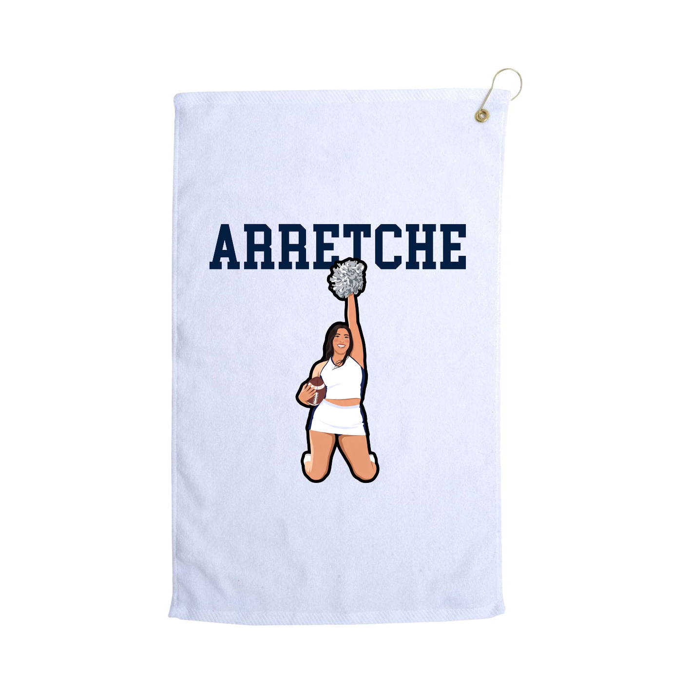 Golf Towel — Shirsey in White