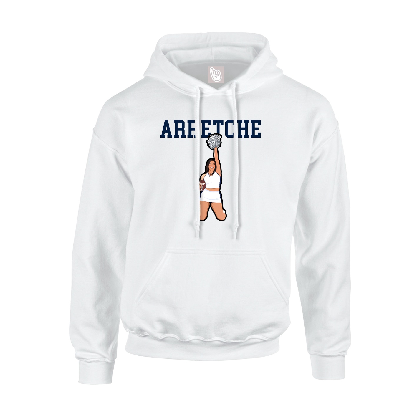 Hoodie — Shirsey in White