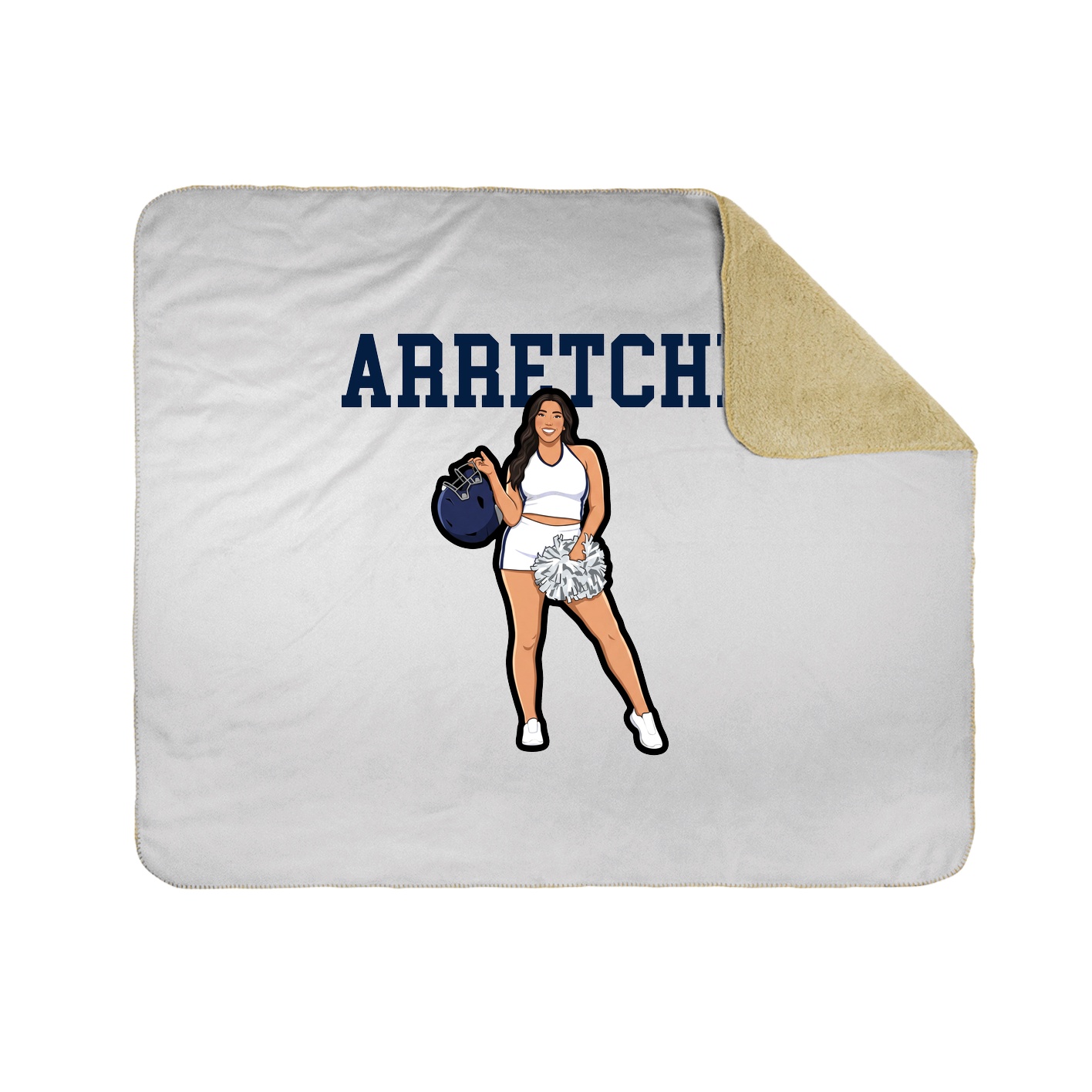 Throw Blanket — Shirsey in White