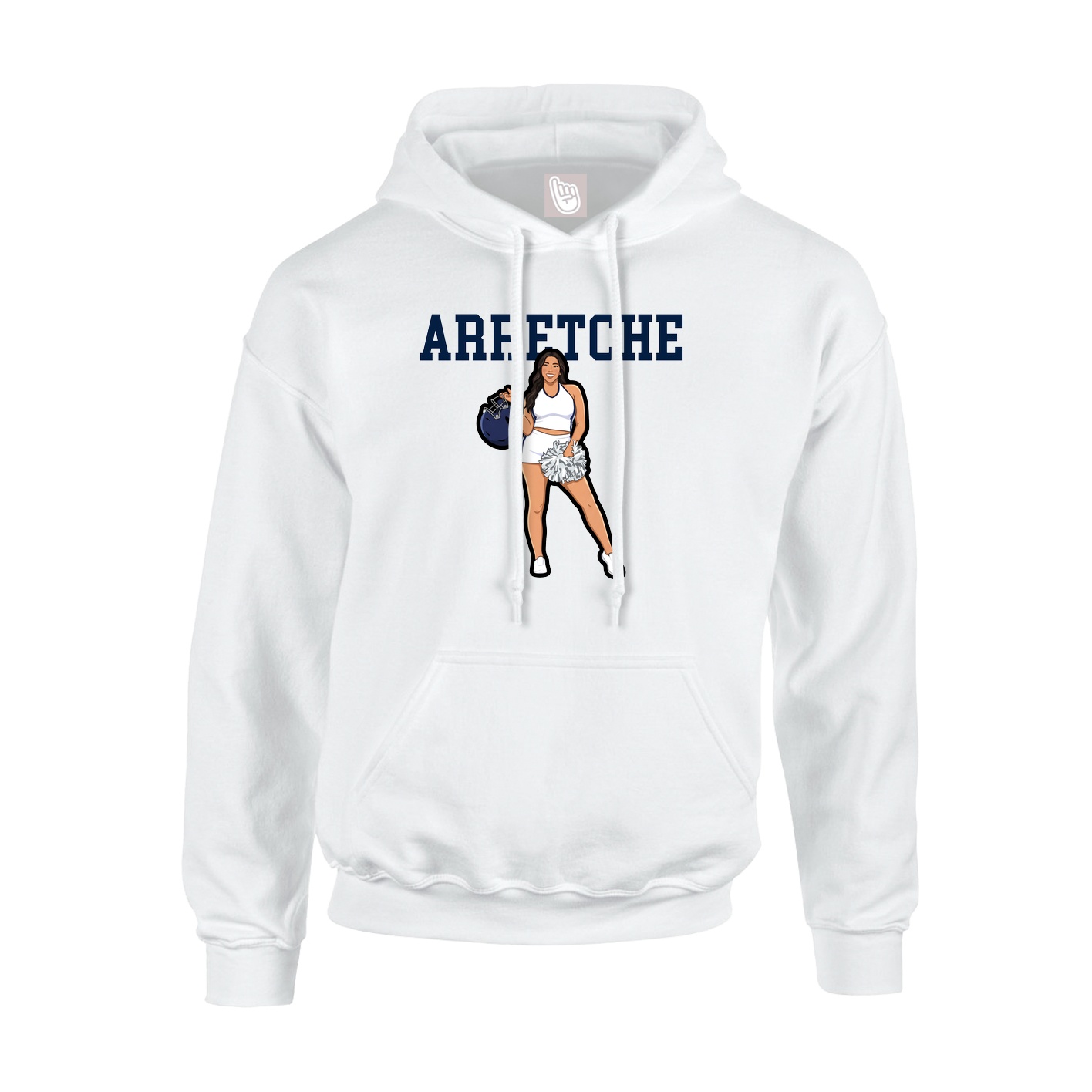 Hoodie — Shirsey in White